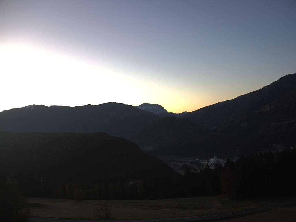 Archiv Foto Webcam Sicht vom Dorf Hofern auf Kiens im Pustertal