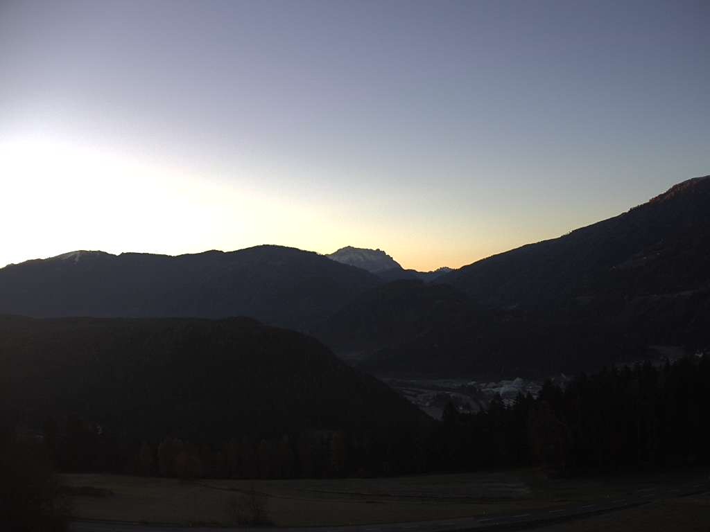 Archiv Foto Webcam Sicht vom Dorf Hofern auf Kiens im Pustertal