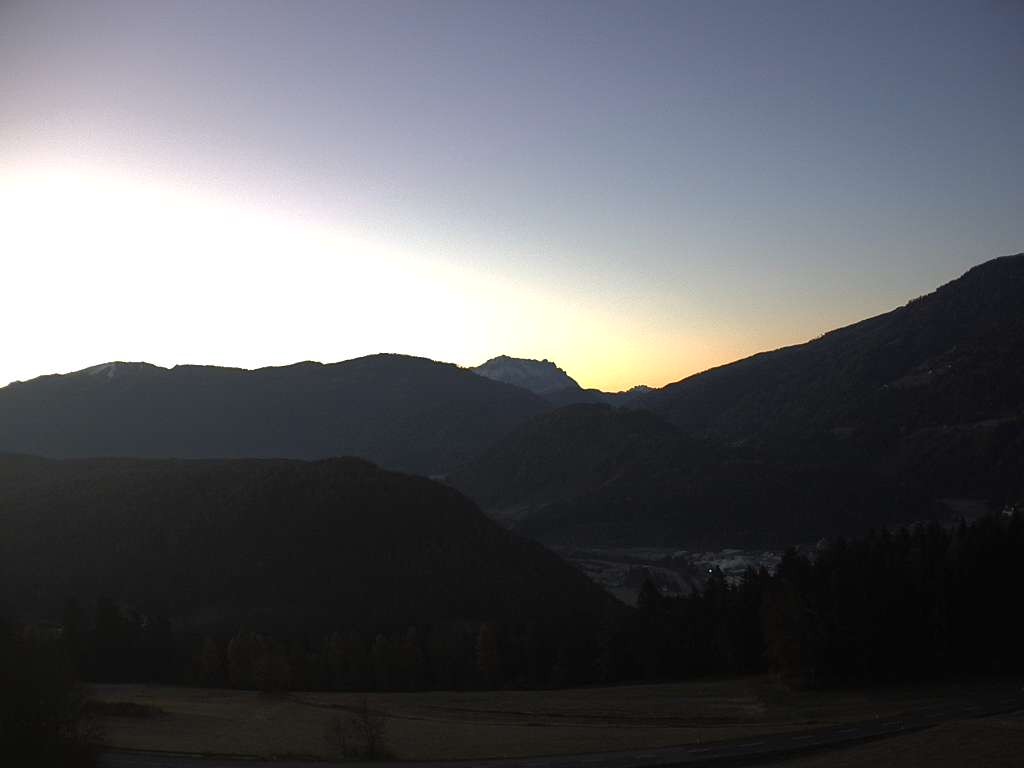 Archiv Foto Webcam Sicht vom Dorf Hofern auf Kiens im Pustertal