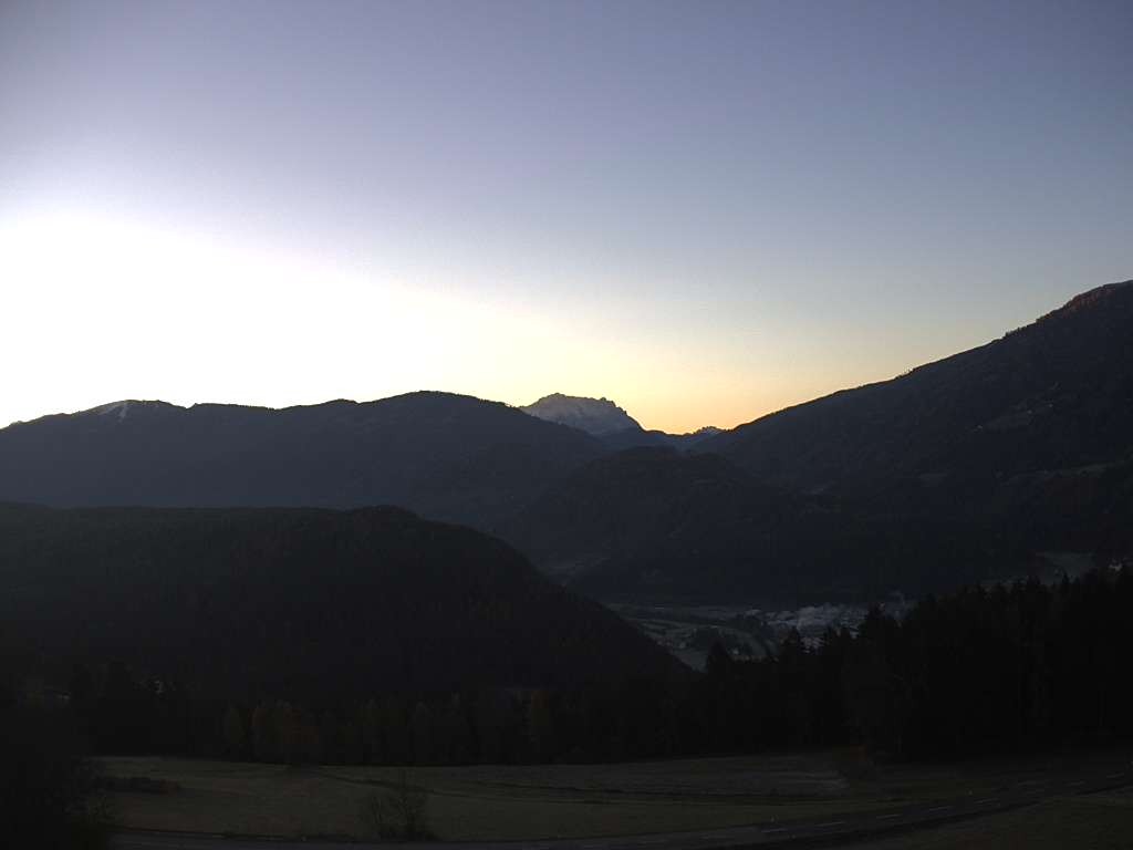 Archiv Foto Webcam Sicht vom Dorf Hofern auf Kiens im Pustertal