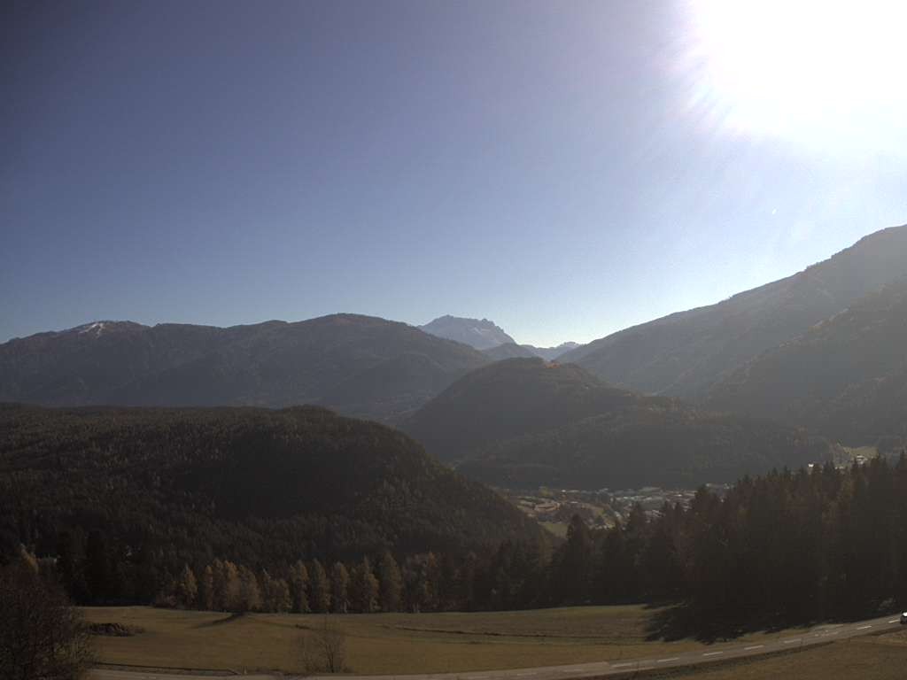 Archiv Foto Webcam Sicht vom Dorf Hofern auf Kiens im Pustertal