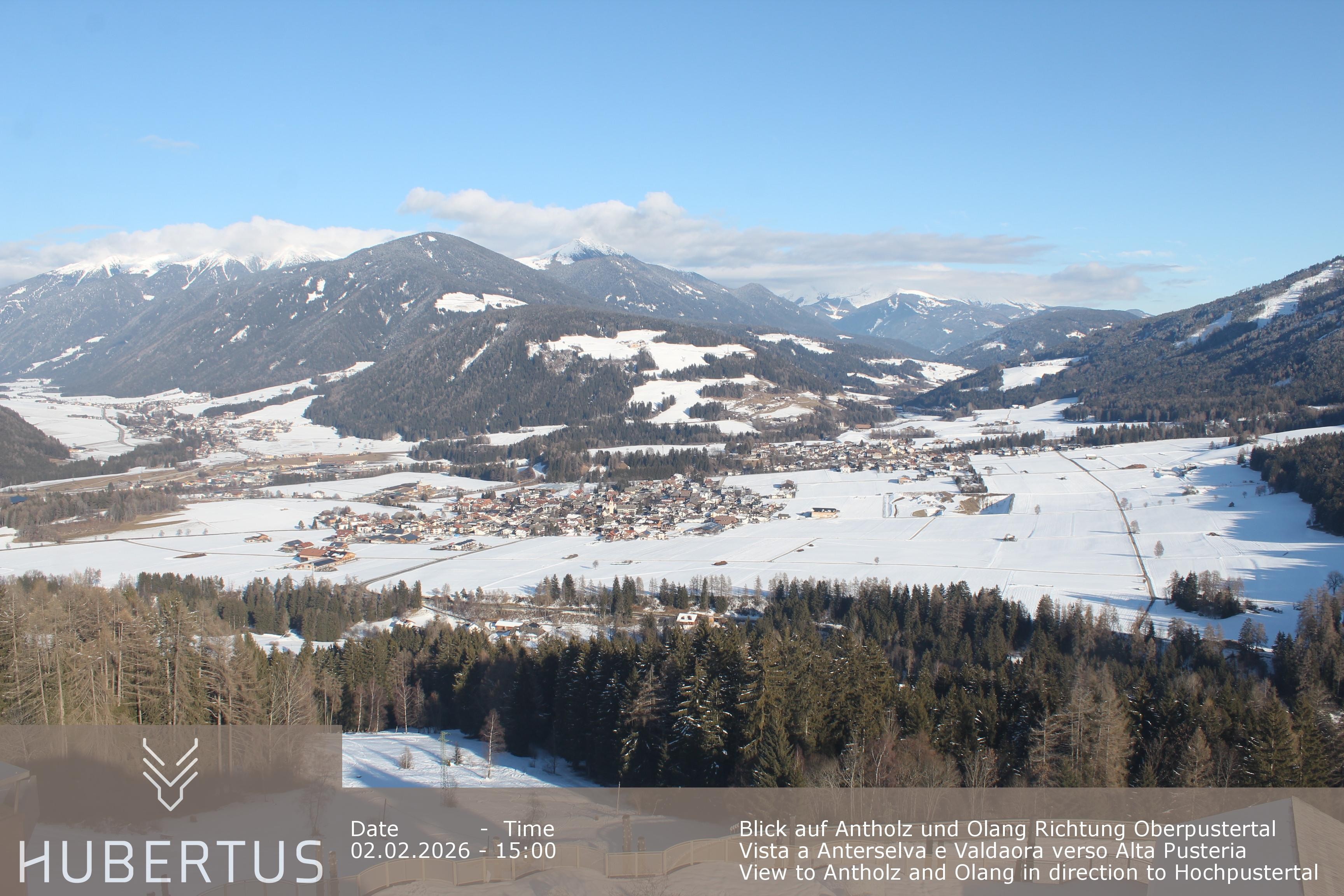 Archiv Foto Webcam Olang, Hotel Hubertus (Südtirol)