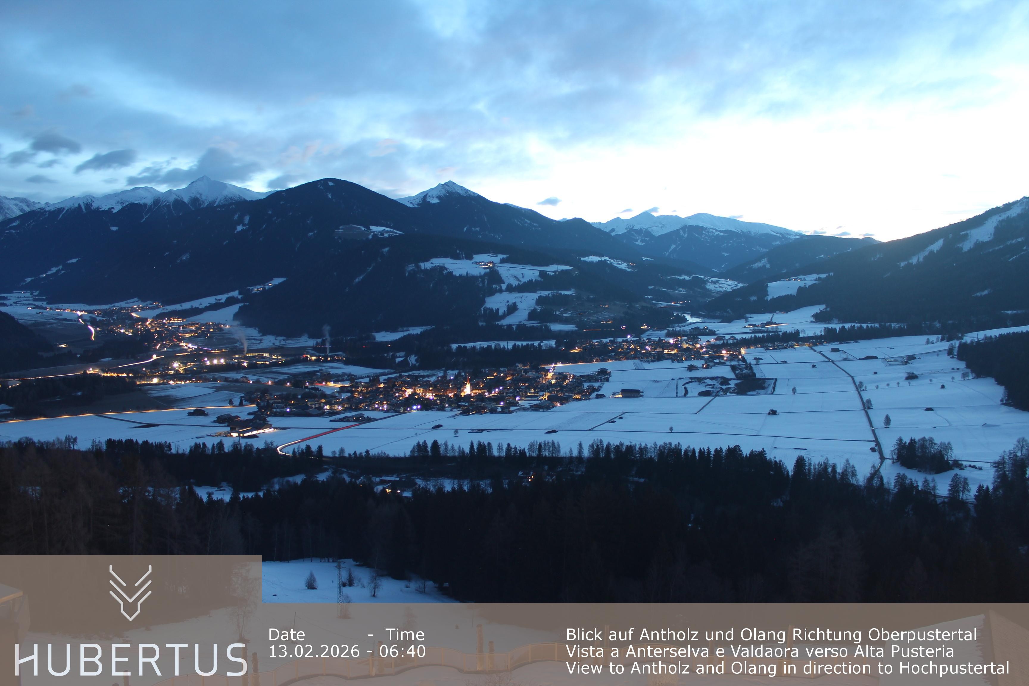 Archiv Foto Webcam Olang, Hotel Hubertus (Südtirol)