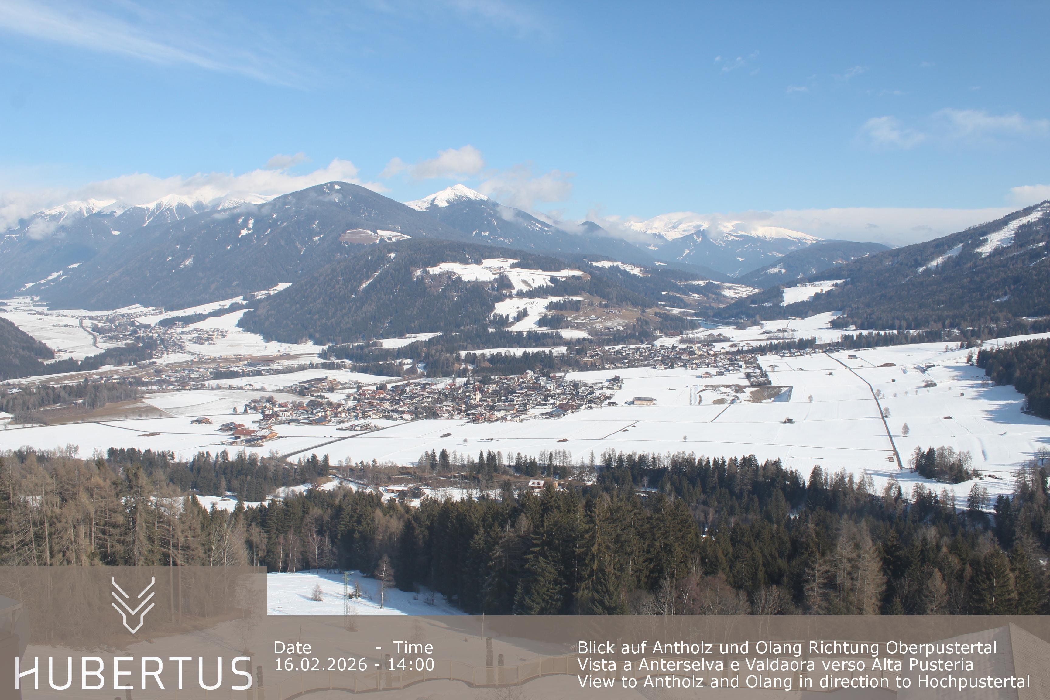 Archiv Foto Webcam Olang, Hotel Hubertus (Südtirol)