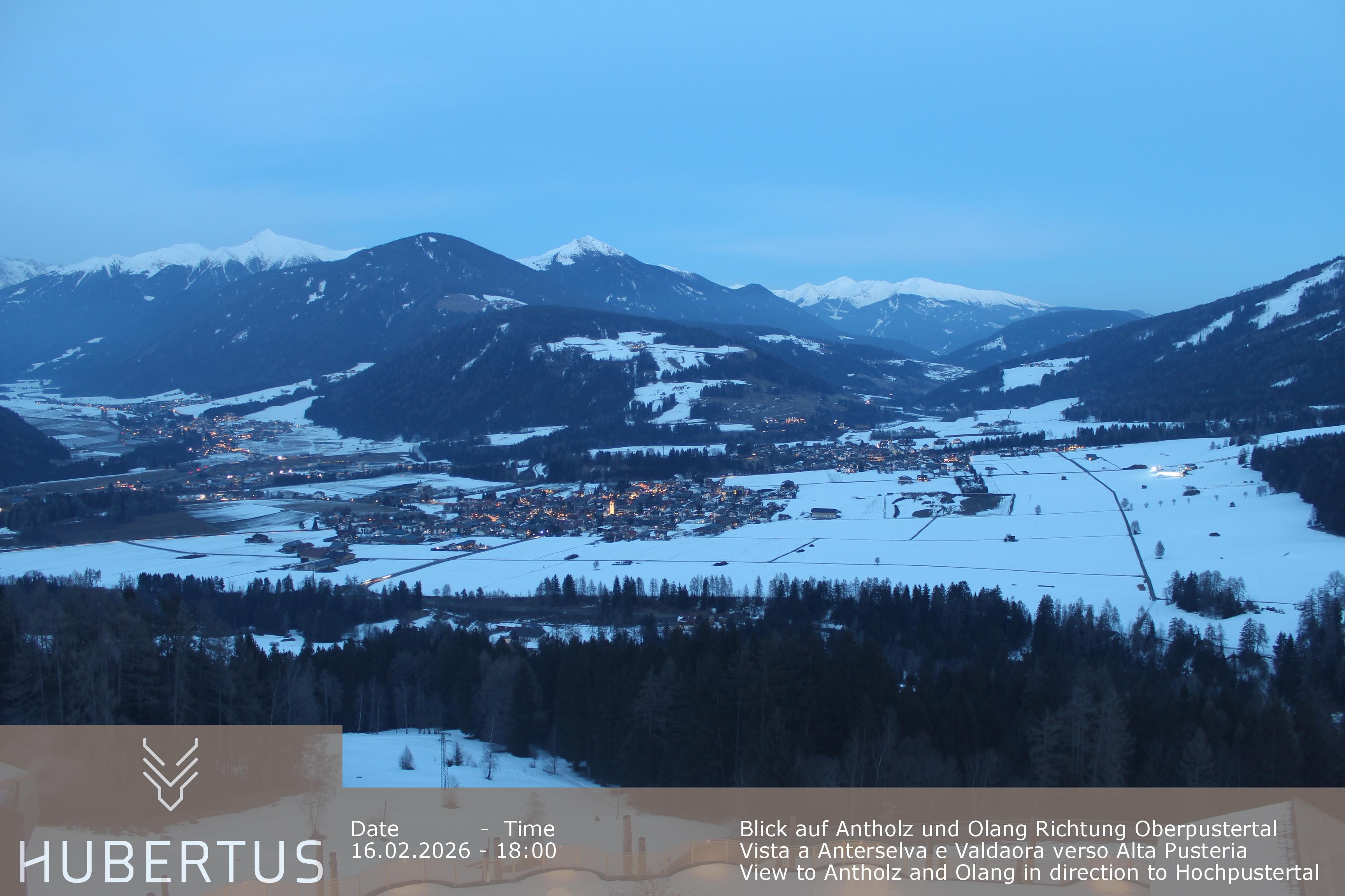 Archiv Foto Webcam Olang, Hotel Hubertus (Südtirol)