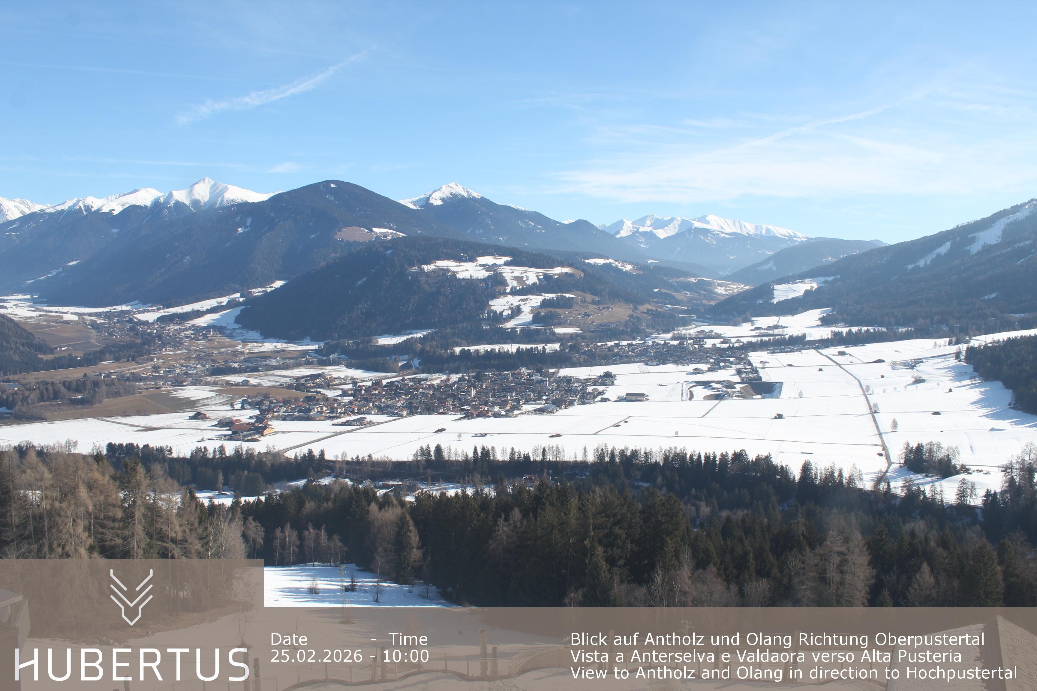 Archiv Foto Webcam Olang, Hotel Hubertus (Südtirol)