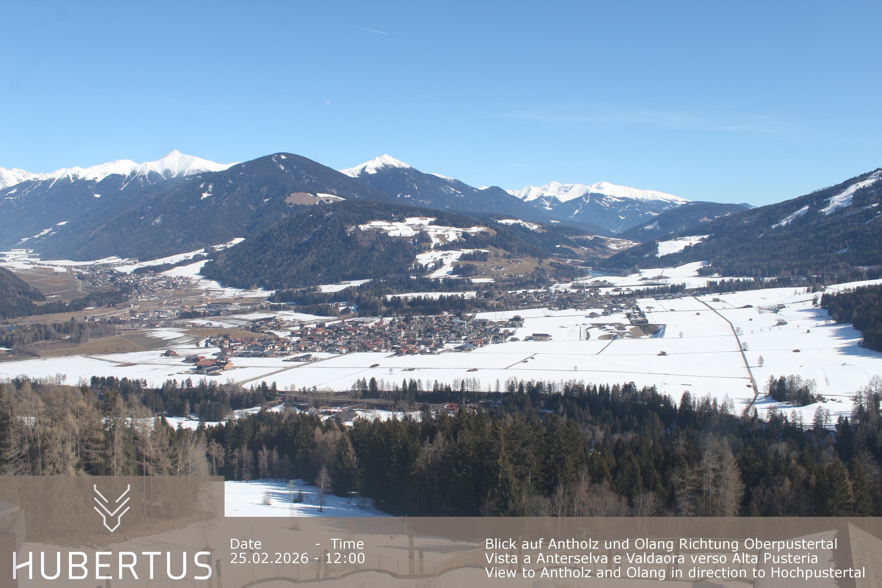 Archiv Foto Webcam Olang, Hotel Hubertus (Südtirol)