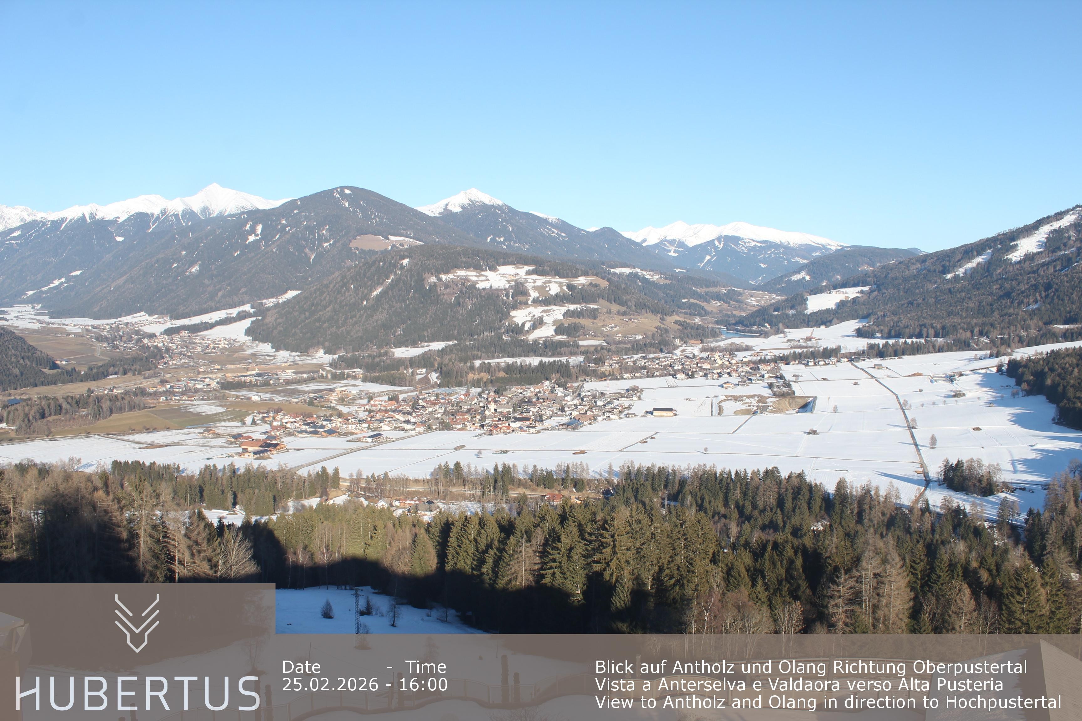 Archiv Foto Webcam Olang, Hotel Hubertus (Südtirol)