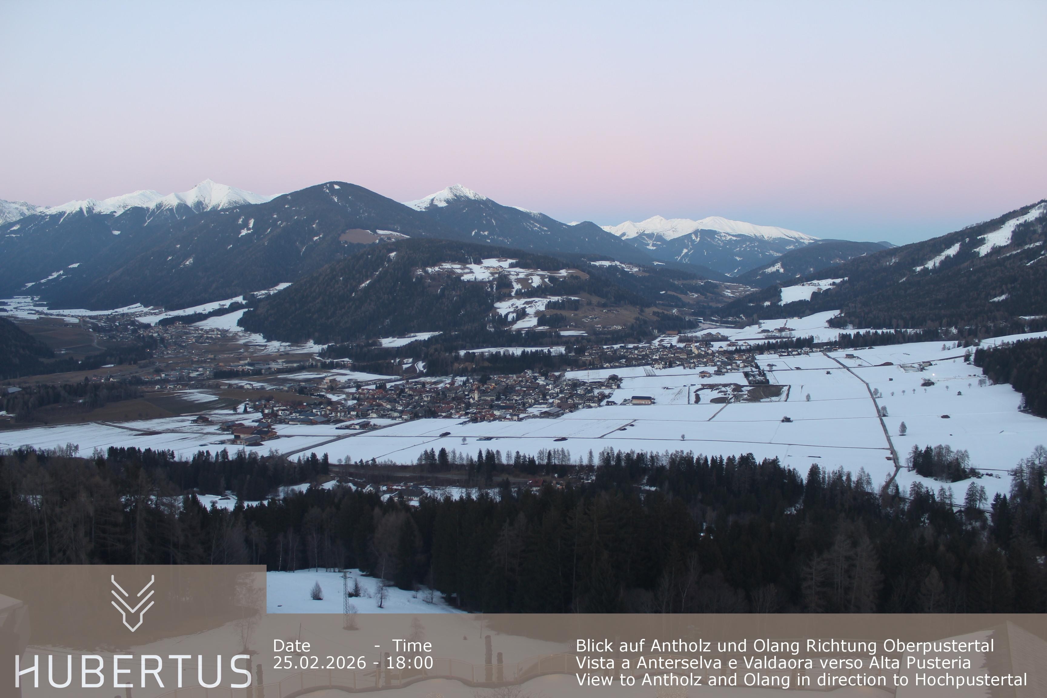 Archiv Foto Webcam Olang, Hotel Hubertus (Südtirol)
