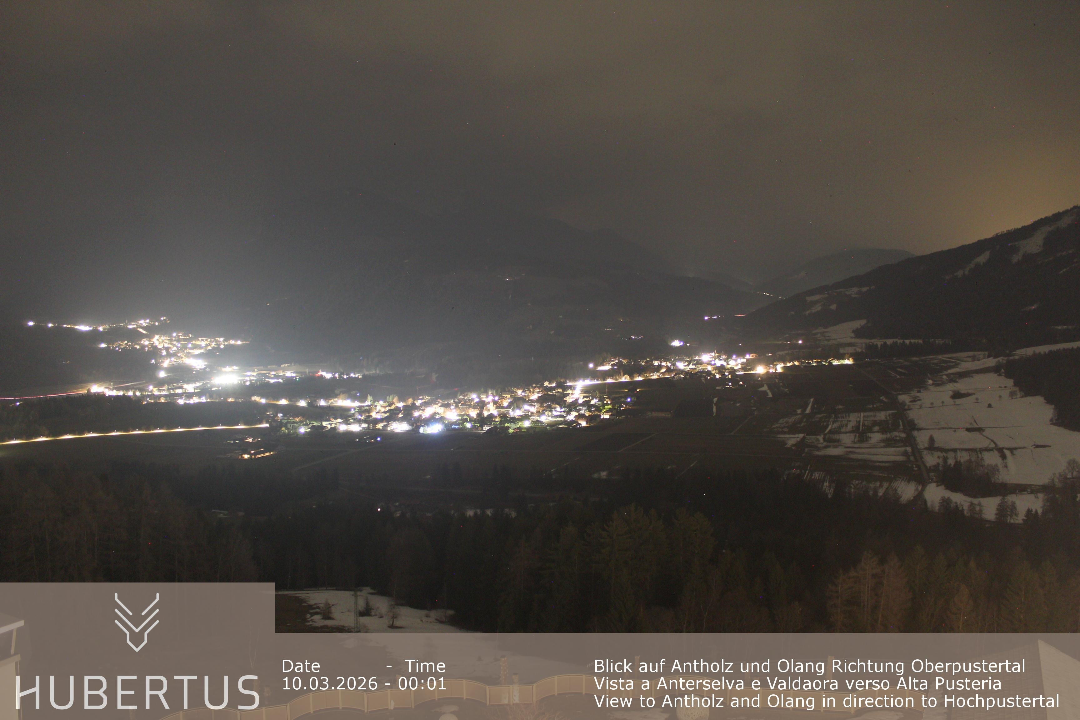 Archived image Webcam Olang in South Tyrol – Hotel Hubertus