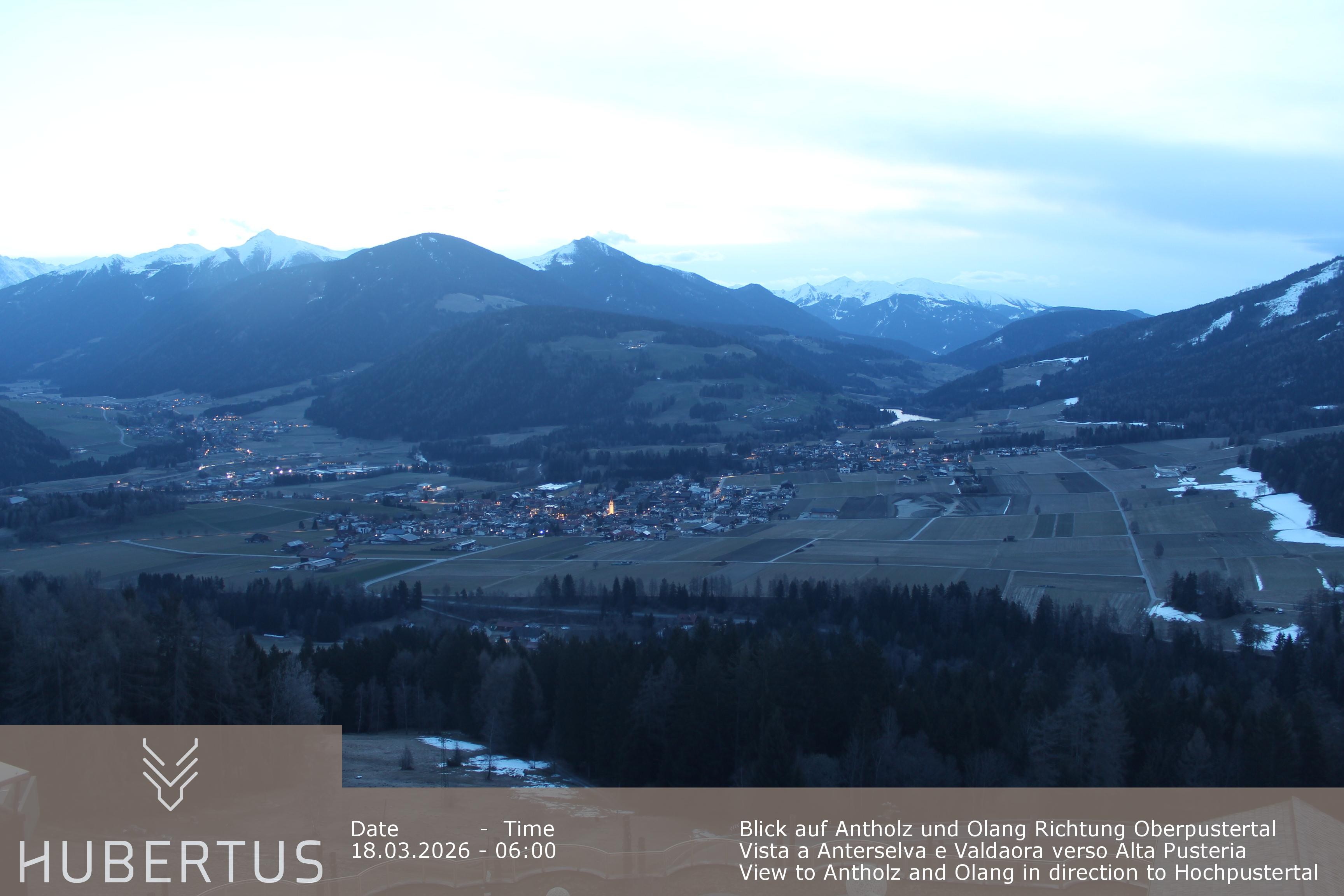 Archiv Foto Webcam Olang, Hotel Hubertus (Südtirol)