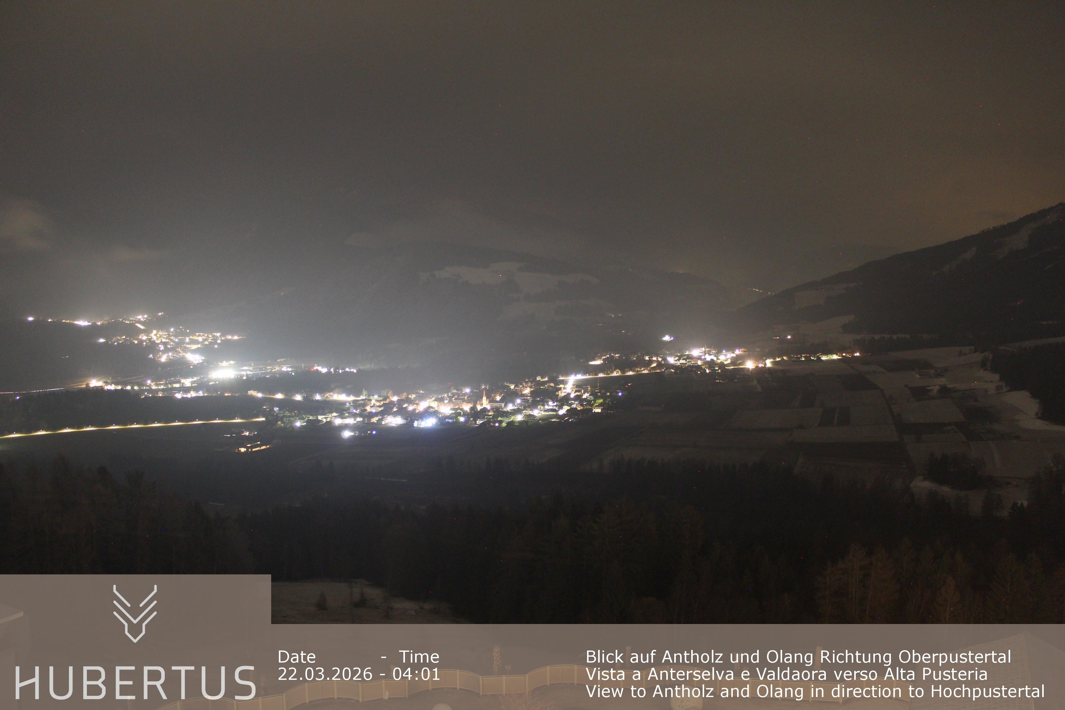 Archived image Webcam Olang in South Tyrol – Hotel Hubertus