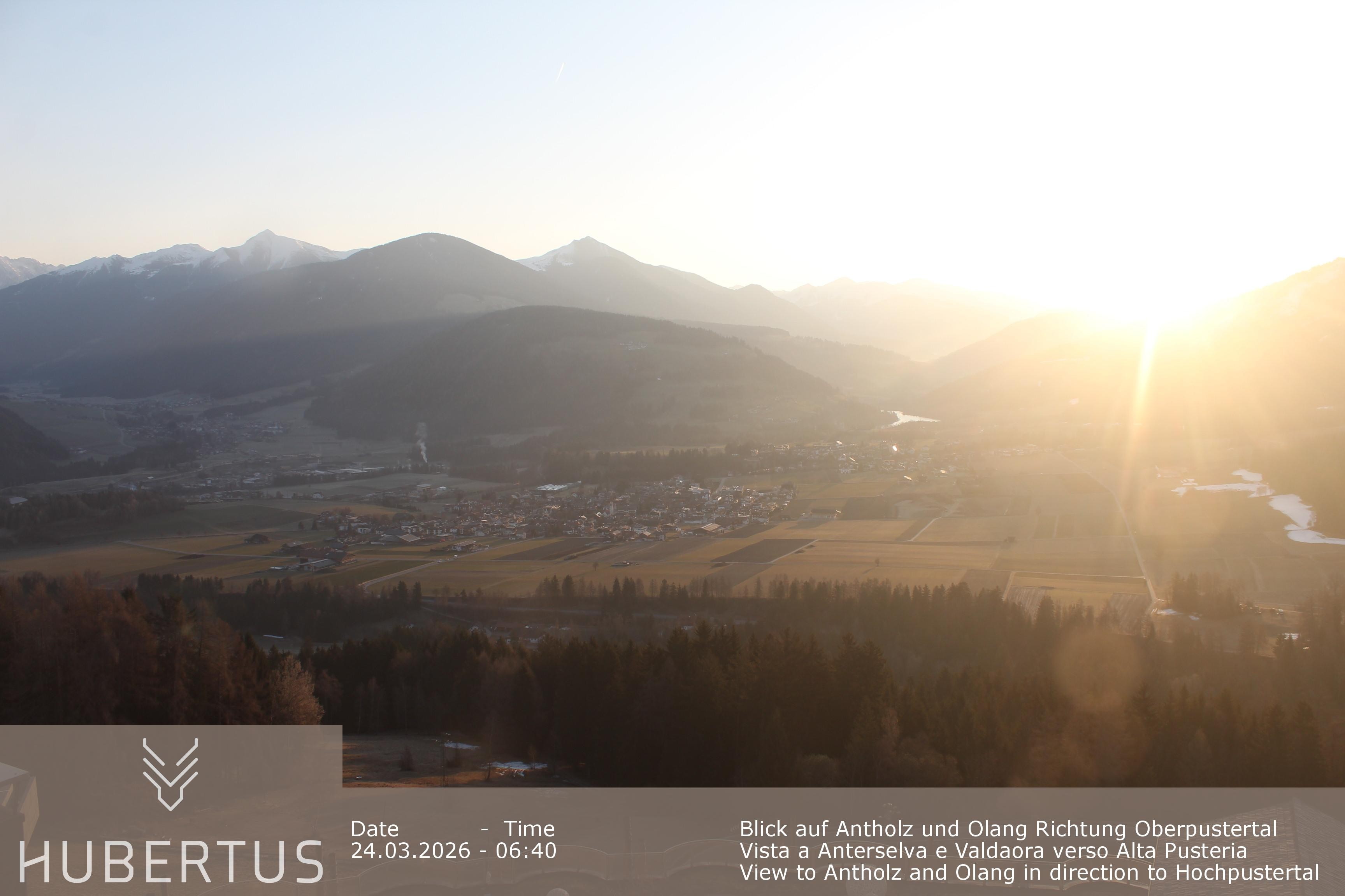 Archiv Foto Webcam Olang, Hotel Hubertus (Südtirol)