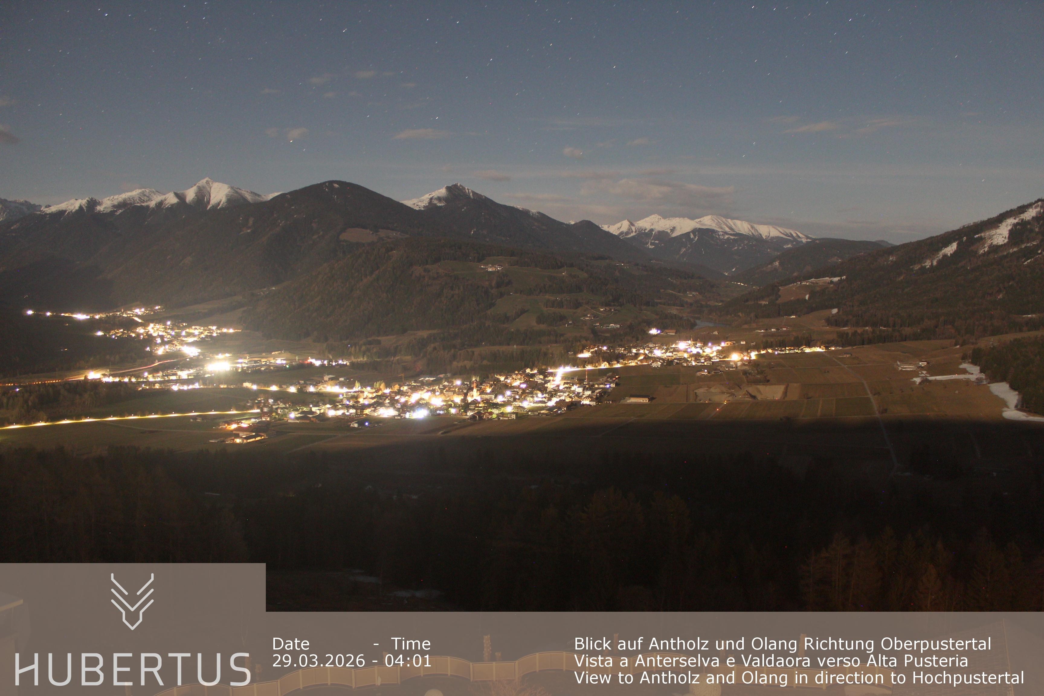 Archived image Webcam Olang in South Tyrol – Hotel Hubertus