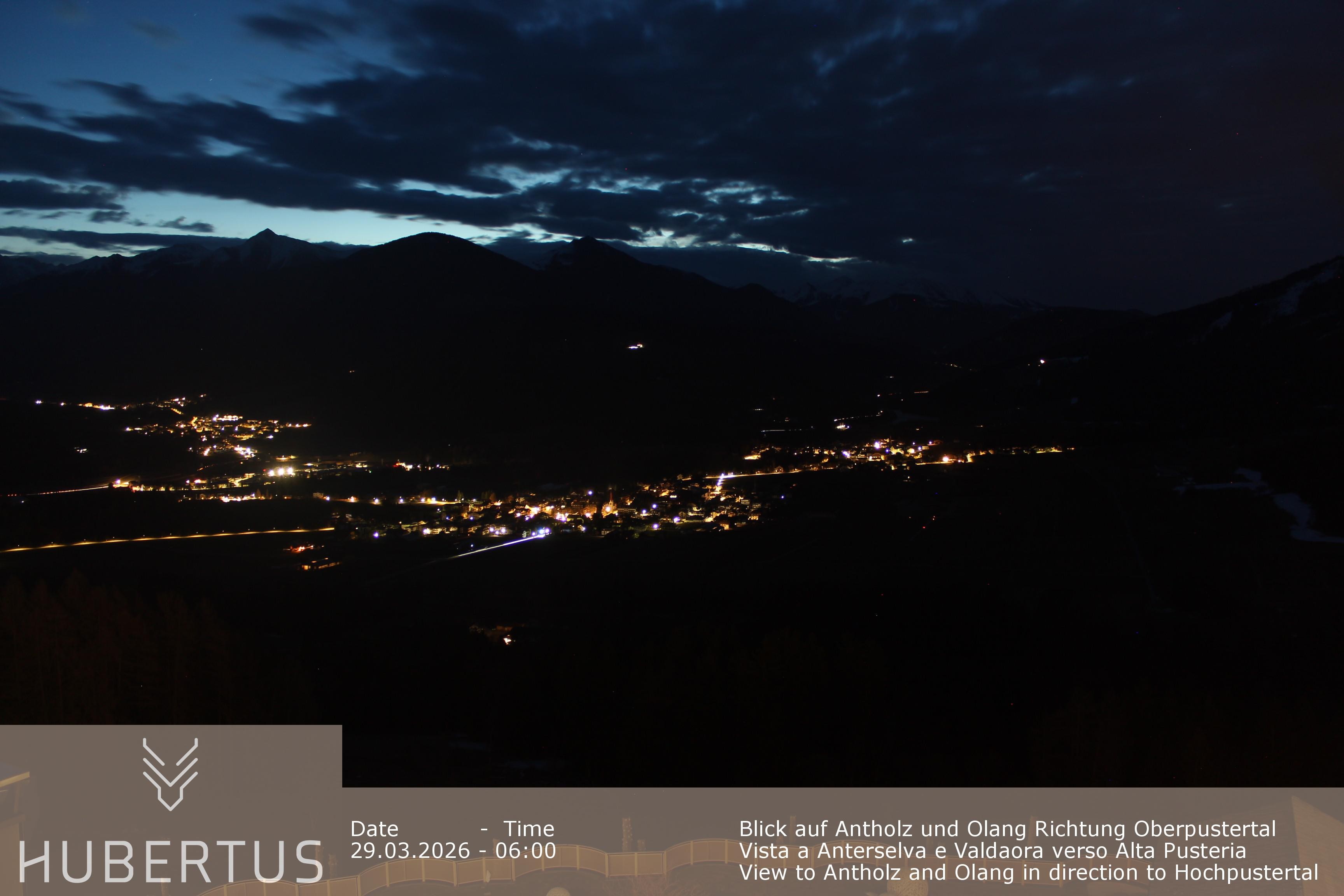 Archived image Webcam Olang in South Tyrol – Hotel Hubertus