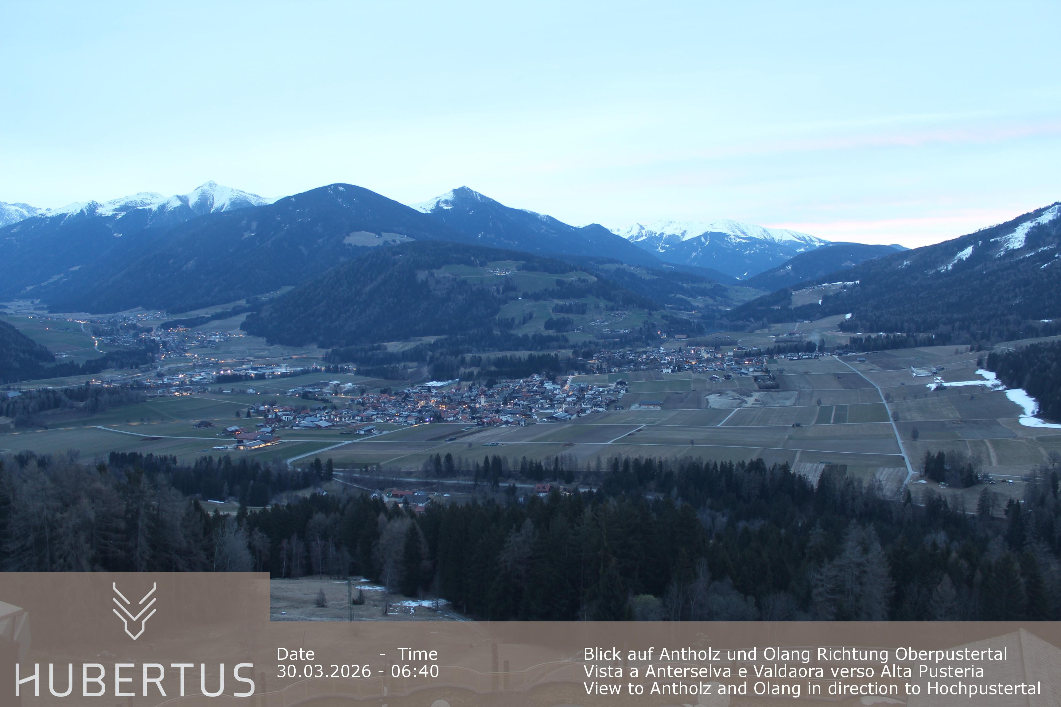 Archiv Foto Webcam Olang, Hotel Hubertus (Südtirol)
