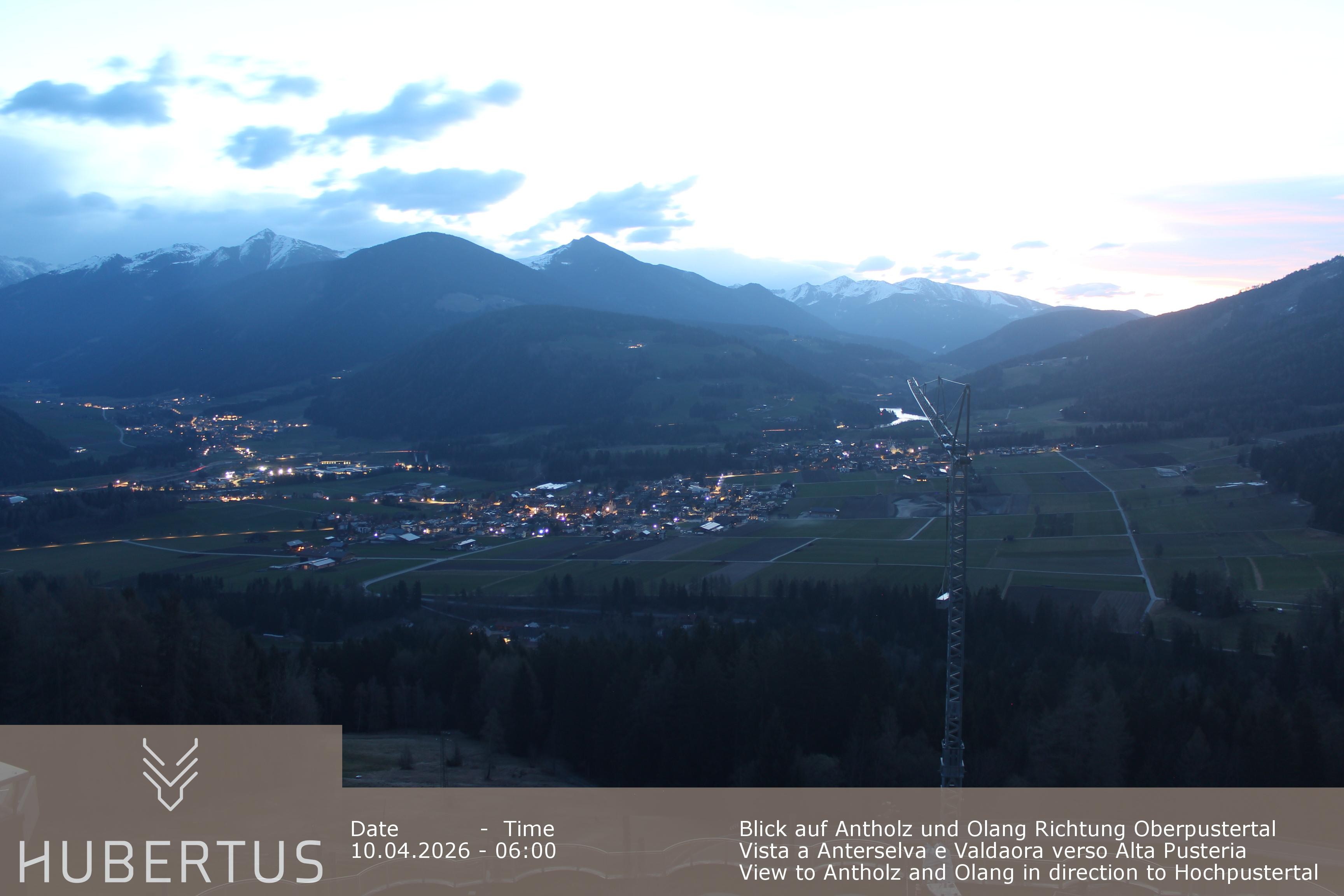 Archiv Foto Webcam Olang, Hotel Hubertus (Südtirol)