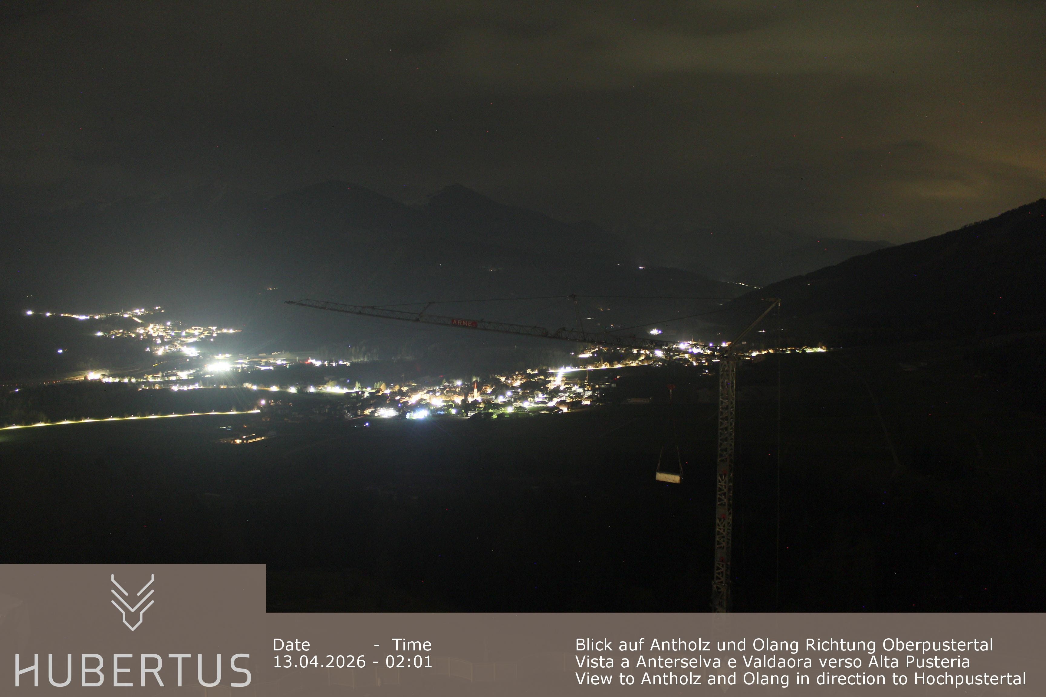 Archived image Webcam Olang in South Tyrol – Hotel Hubertus