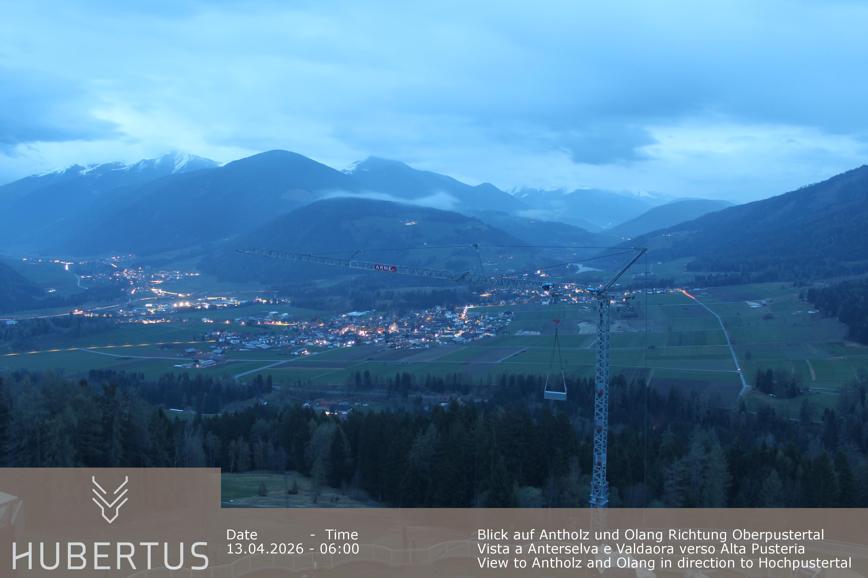 Archiv Foto Webcam Olang, Hotel Hubertus (Südtirol)