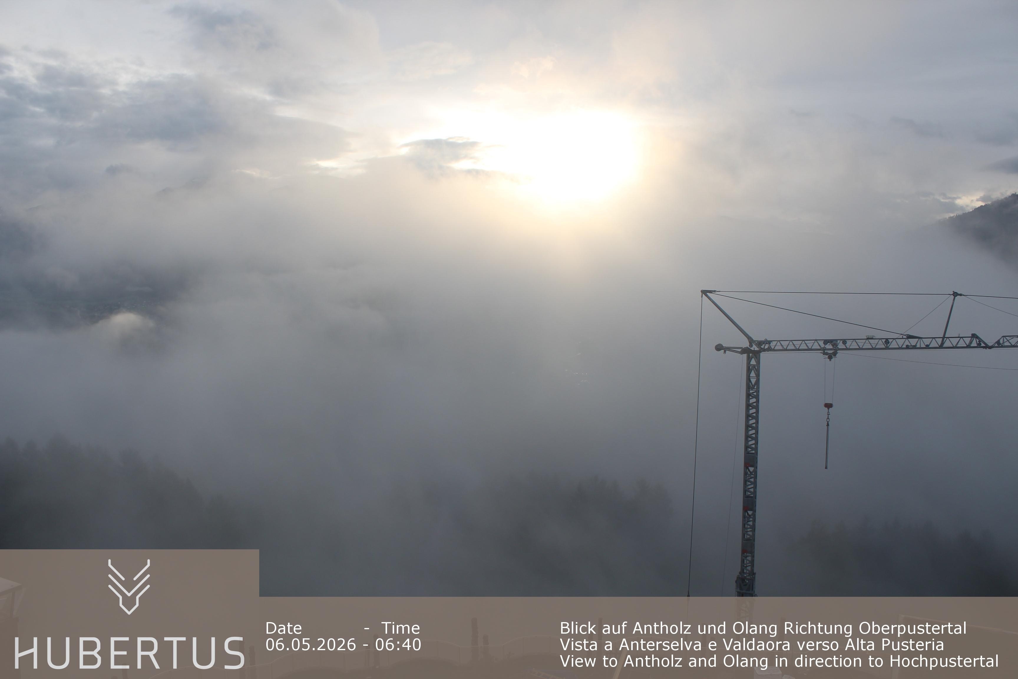 Archived image Webcam Olang in South Tyrol – Hotel Hubertus