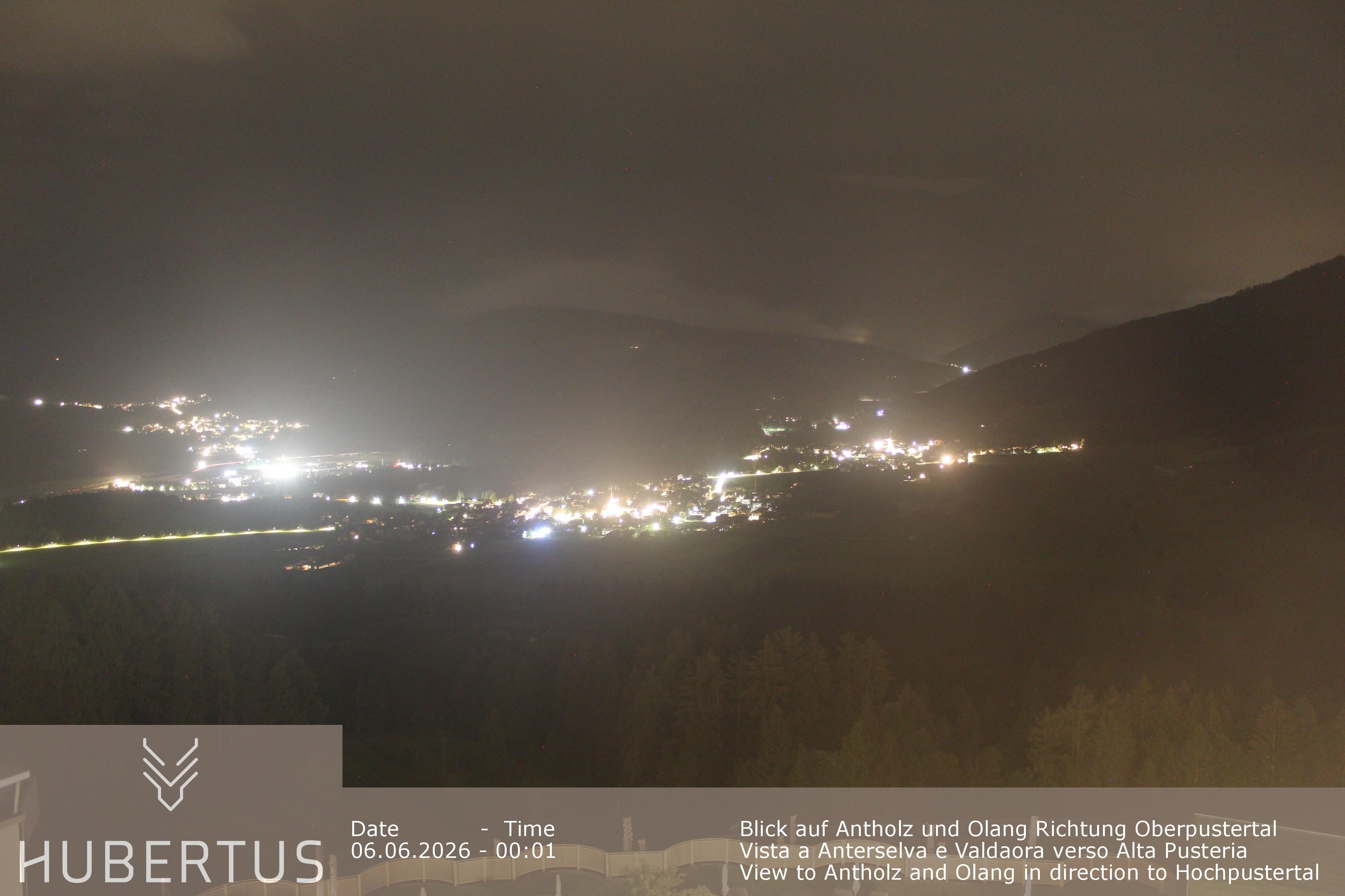 Archived image Webcam Olang in South Tyrol – Hotel Hubertus