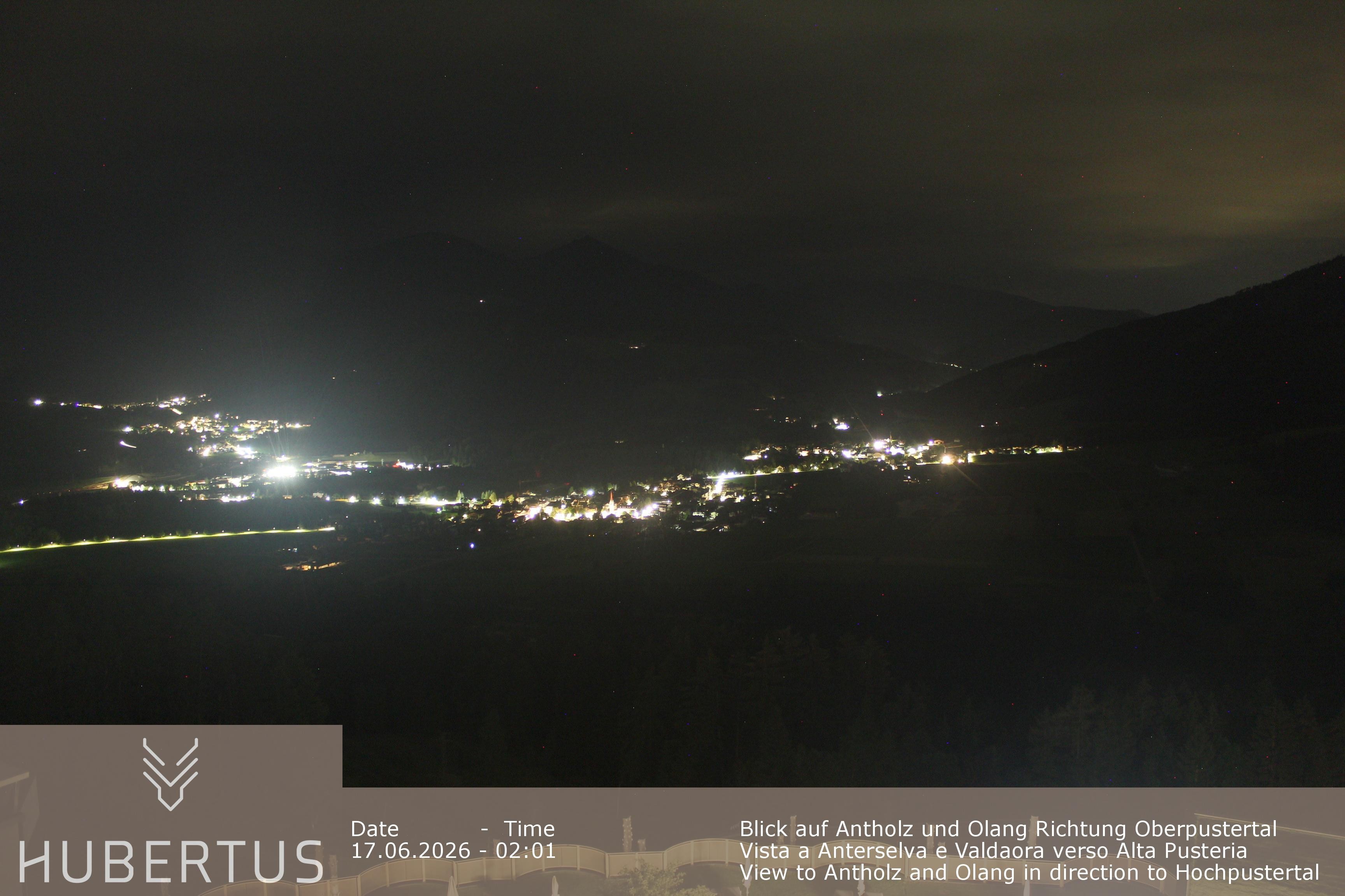 Archived image Webcam Olang in South Tyrol – Hotel Hubertus