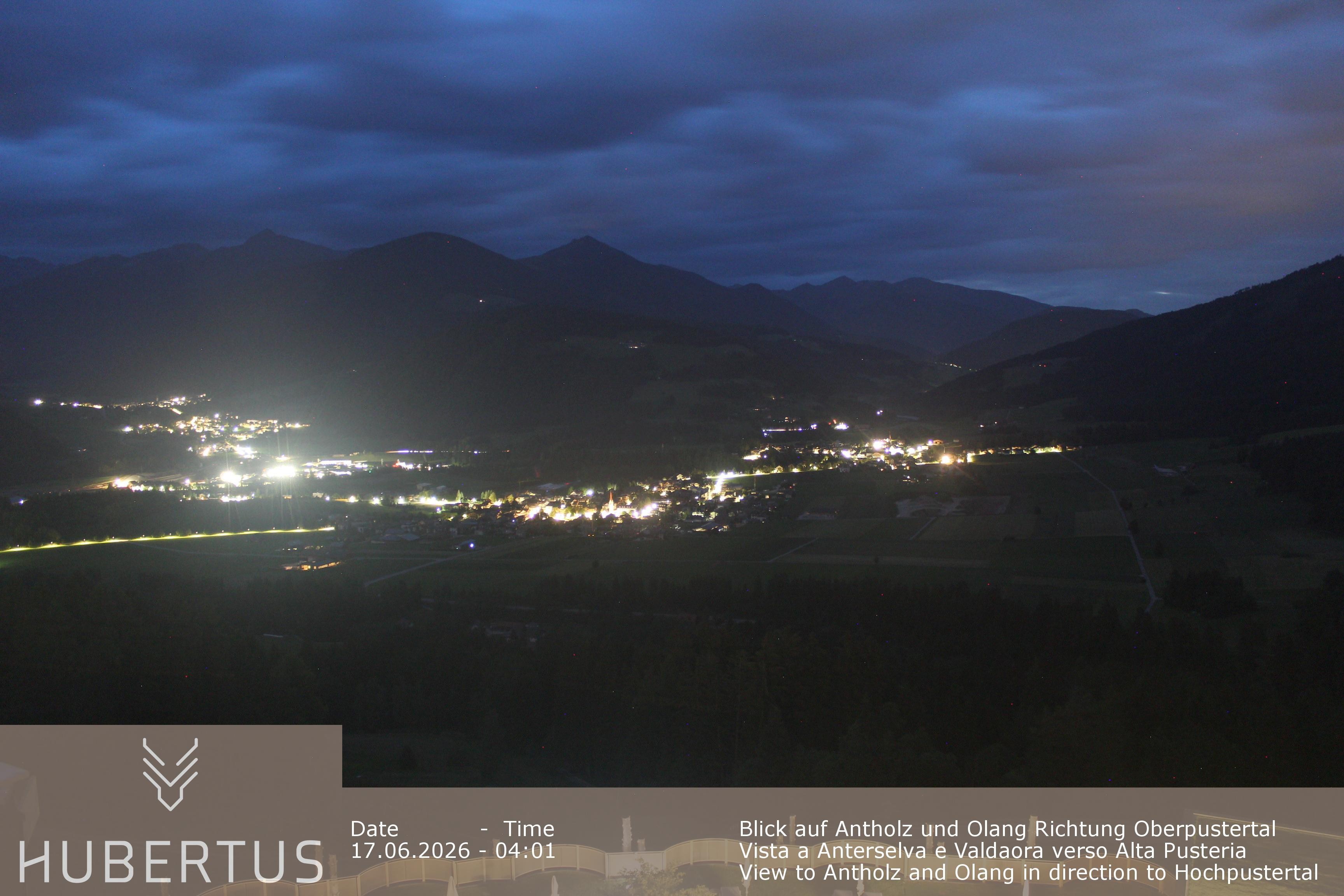 Archived image Webcam Olang in South Tyrol – Hotel Hubertus