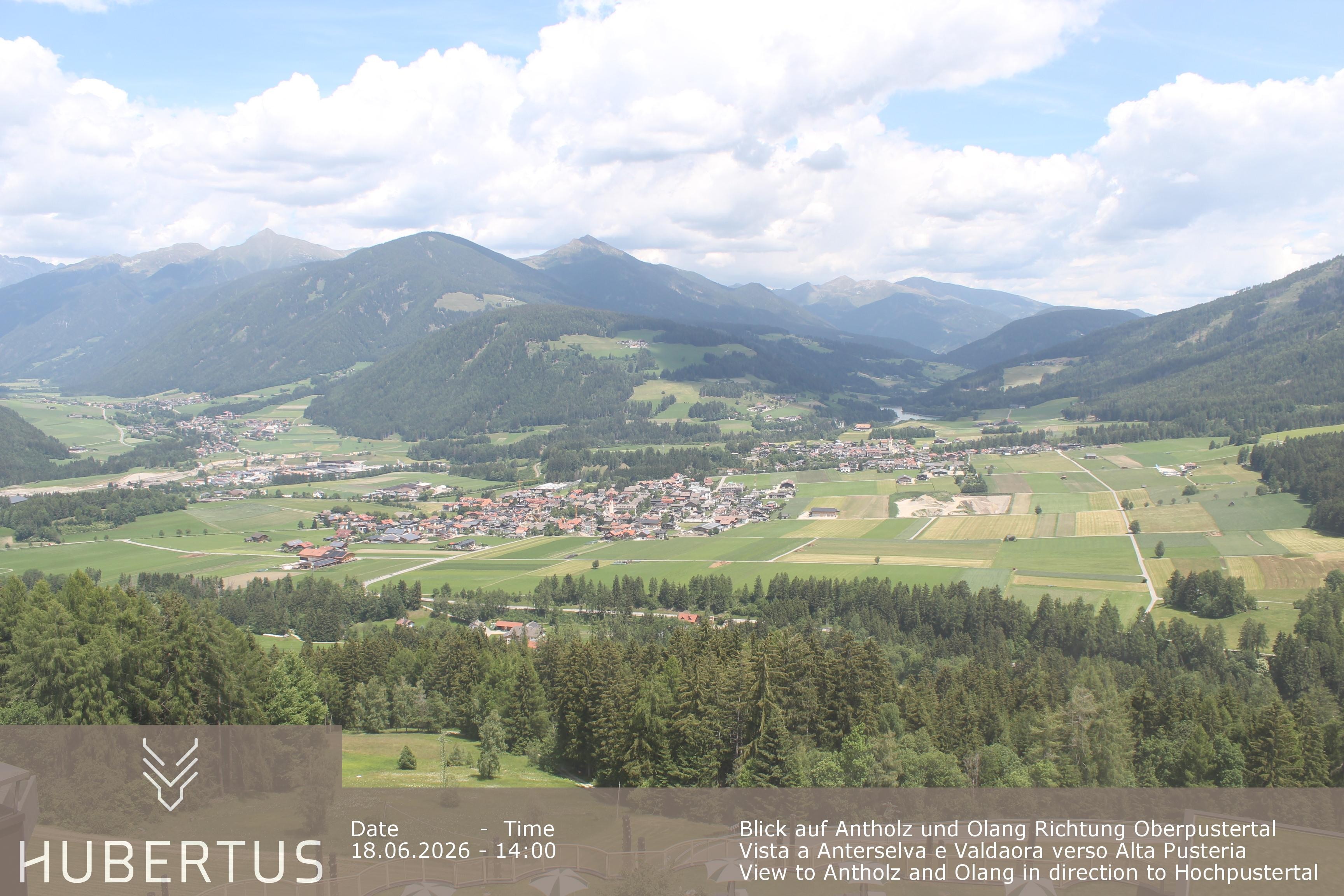 Archiv Foto Webcam Olang, Hotel Hubertus (Südtirol)