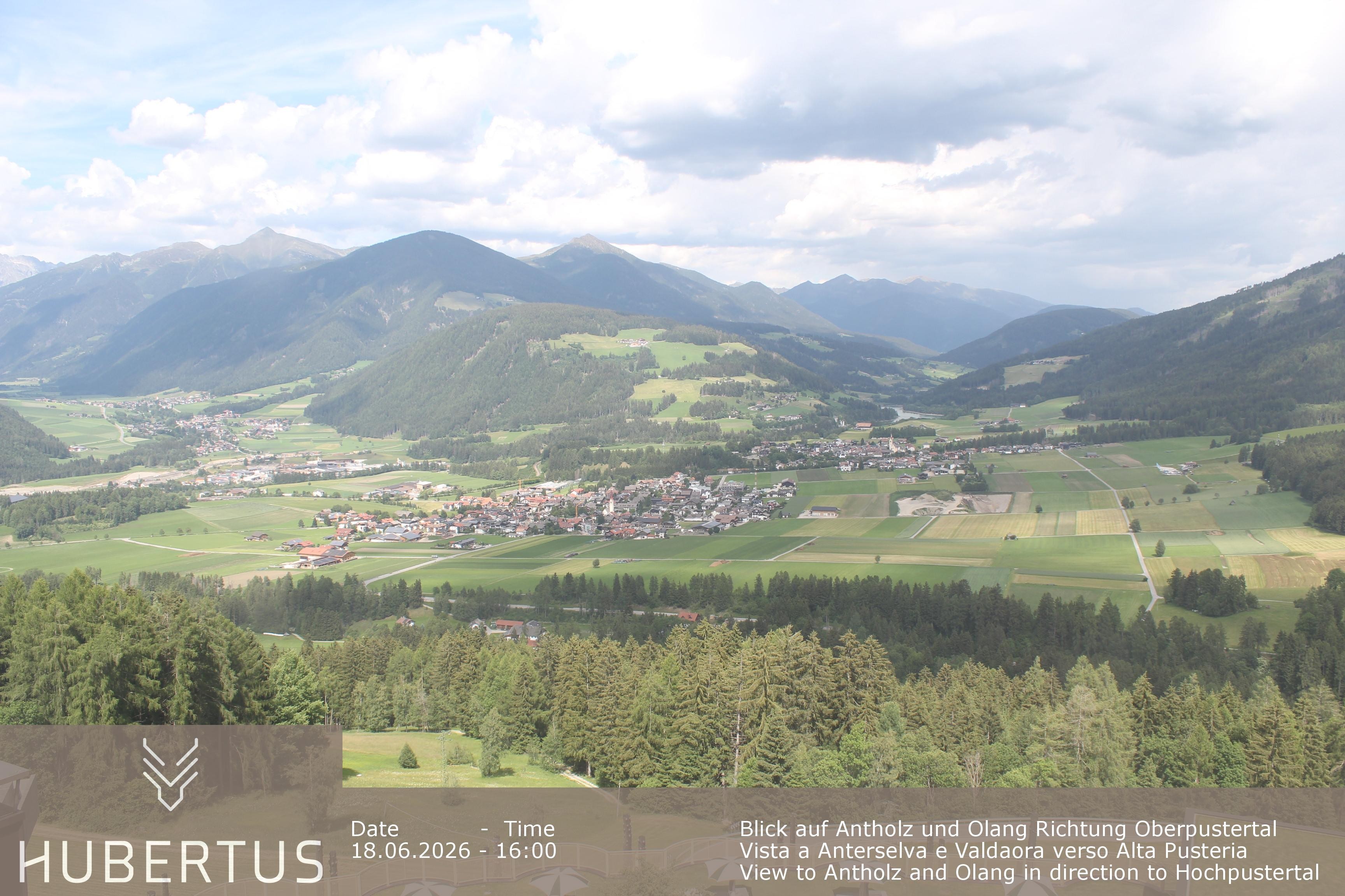 Archiv Foto Webcam Olang, Hotel Hubertus (Südtirol)