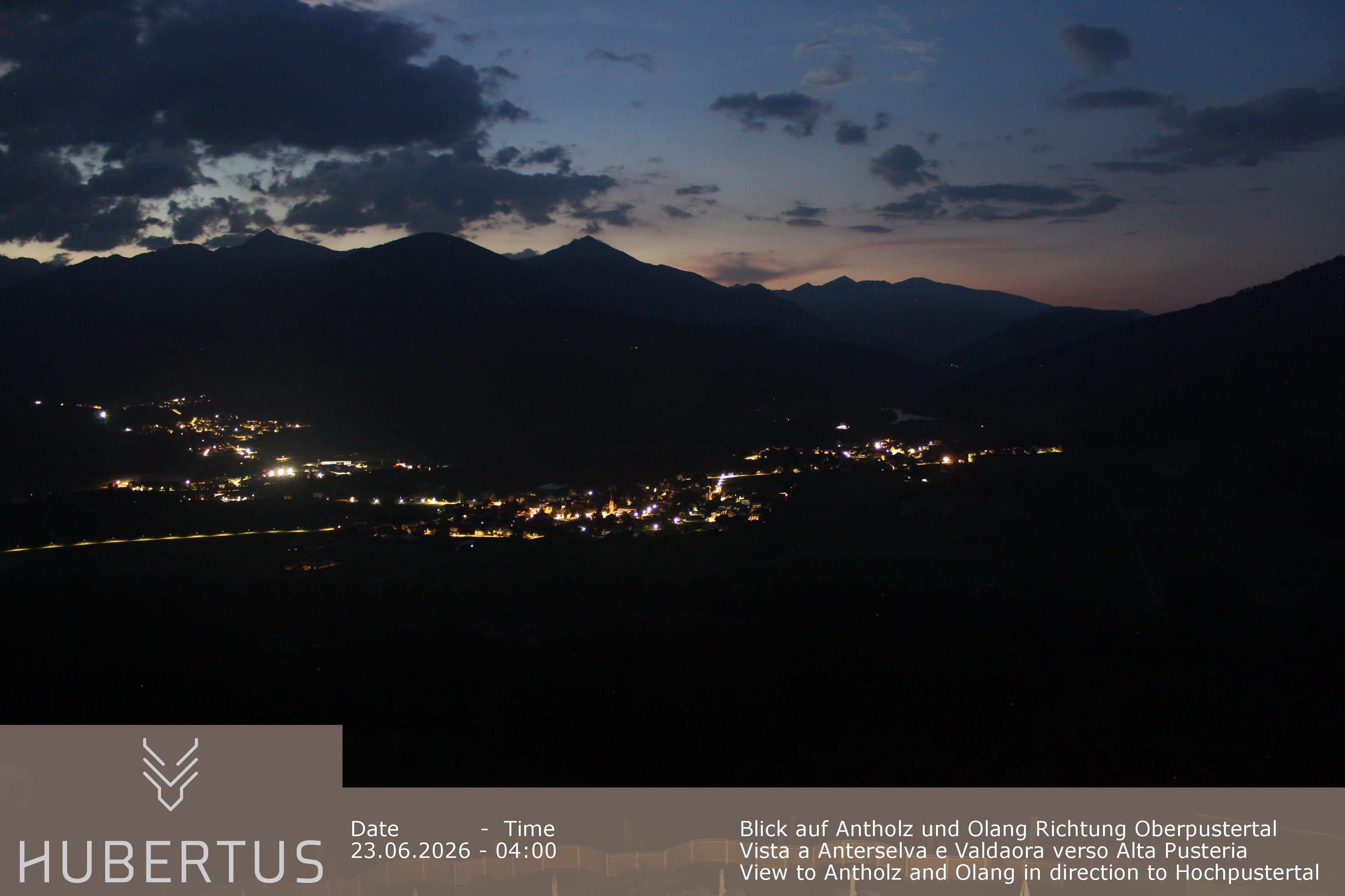 Archived image Webcam Olang in South Tyrol – Hotel Hubertus