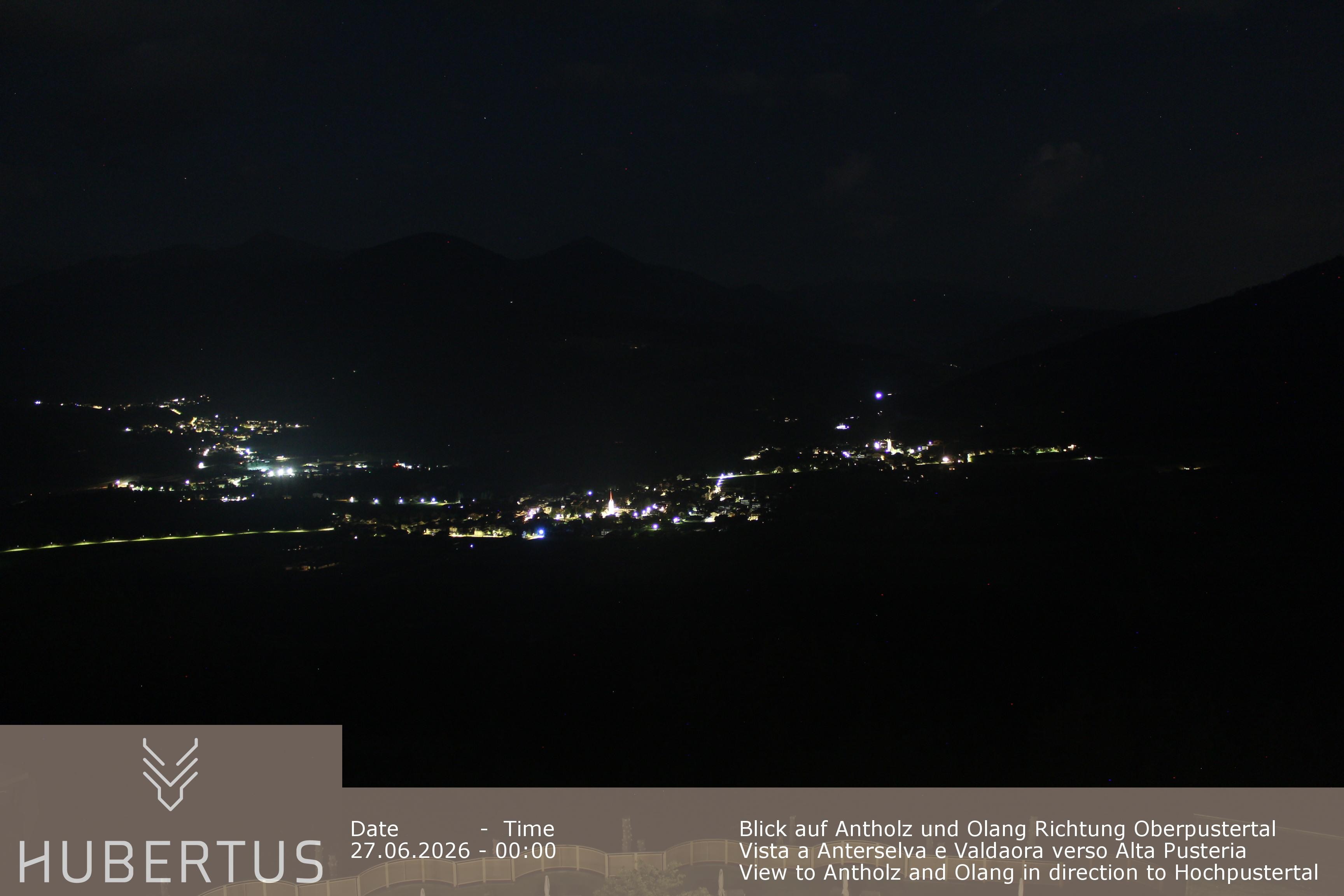 Archived image Webcam Olang in South Tyrol – Hotel Hubertus