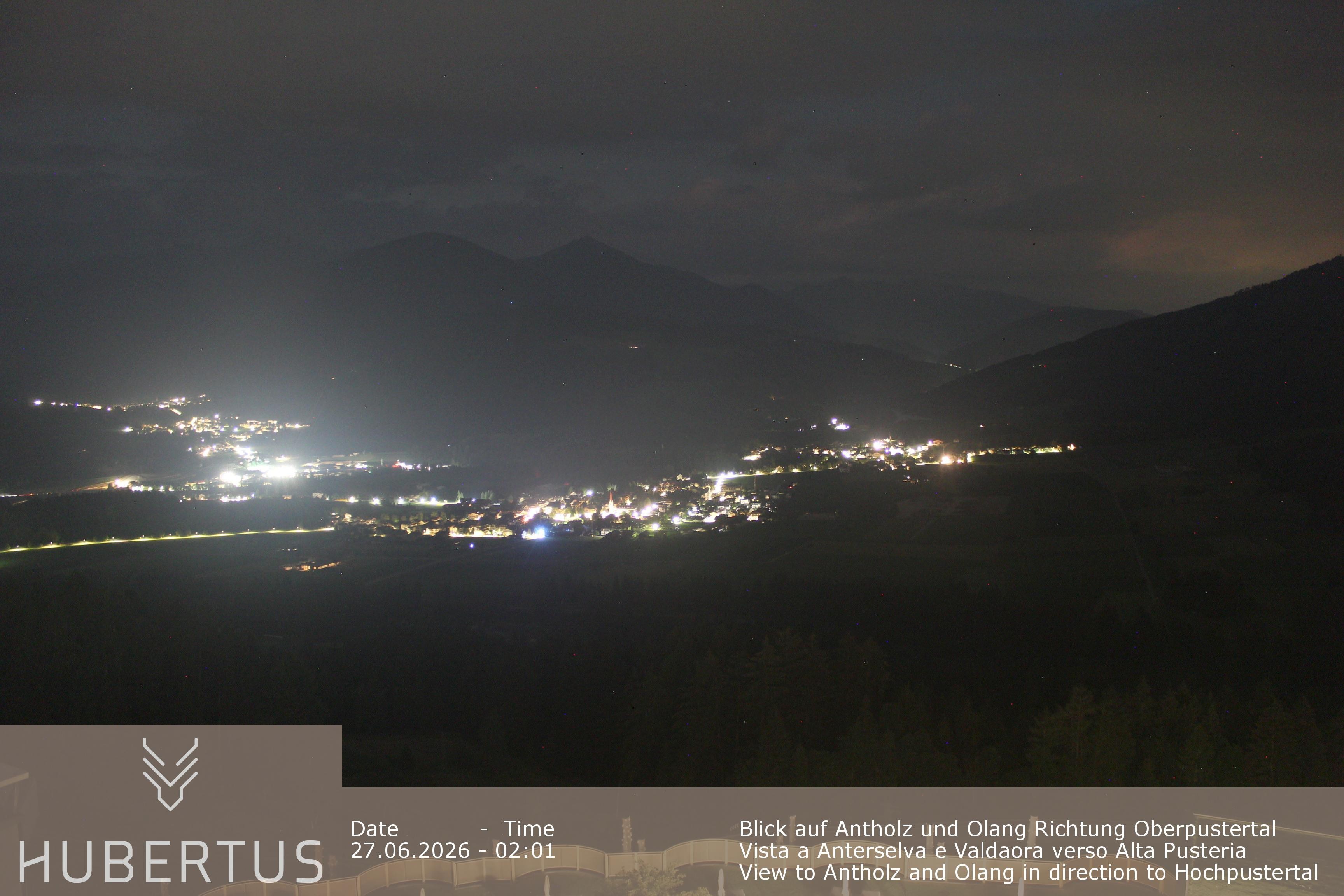 Archived image Webcam Olang in South Tyrol – Hotel Hubertus