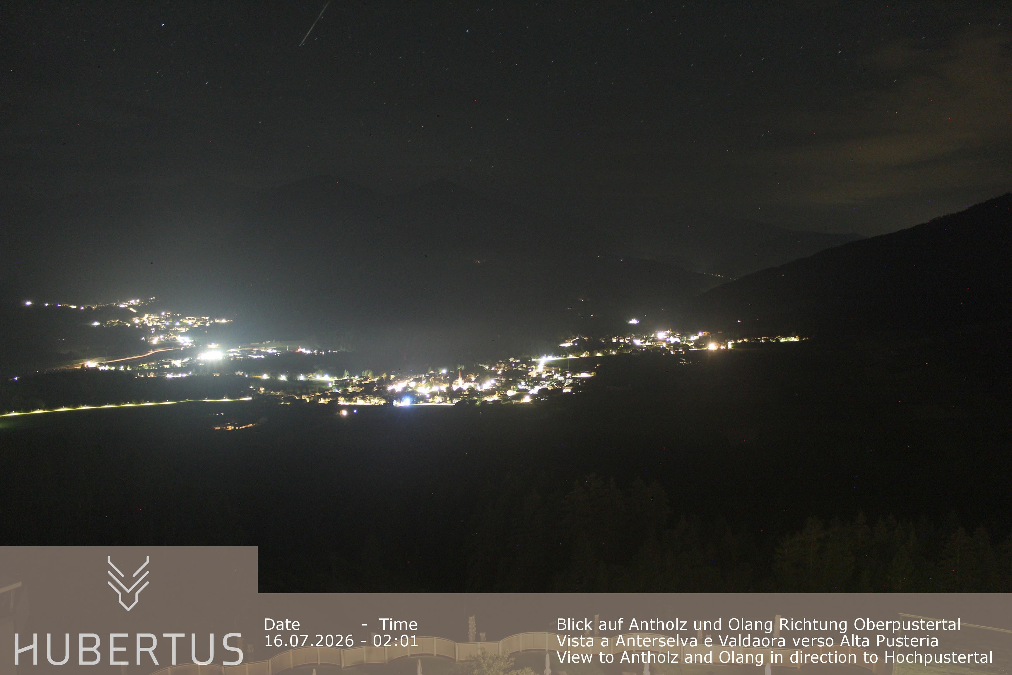 Archived image Webcam Olang in South Tyrol – Hotel Hubertus