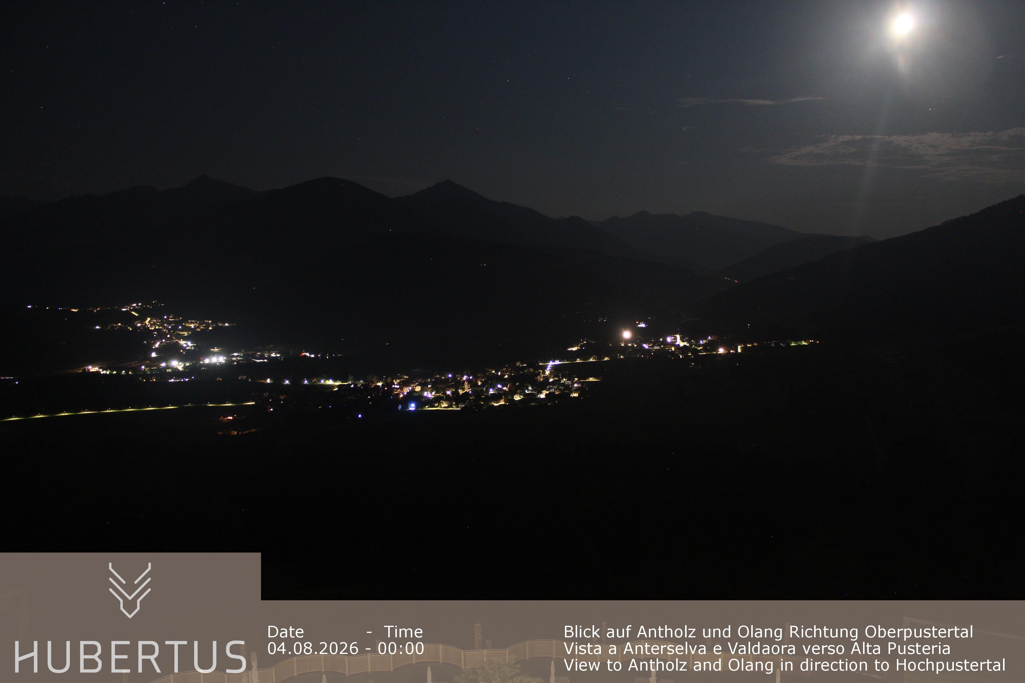 Archived image Webcam Olang in South Tyrol – Hotel Hubertus