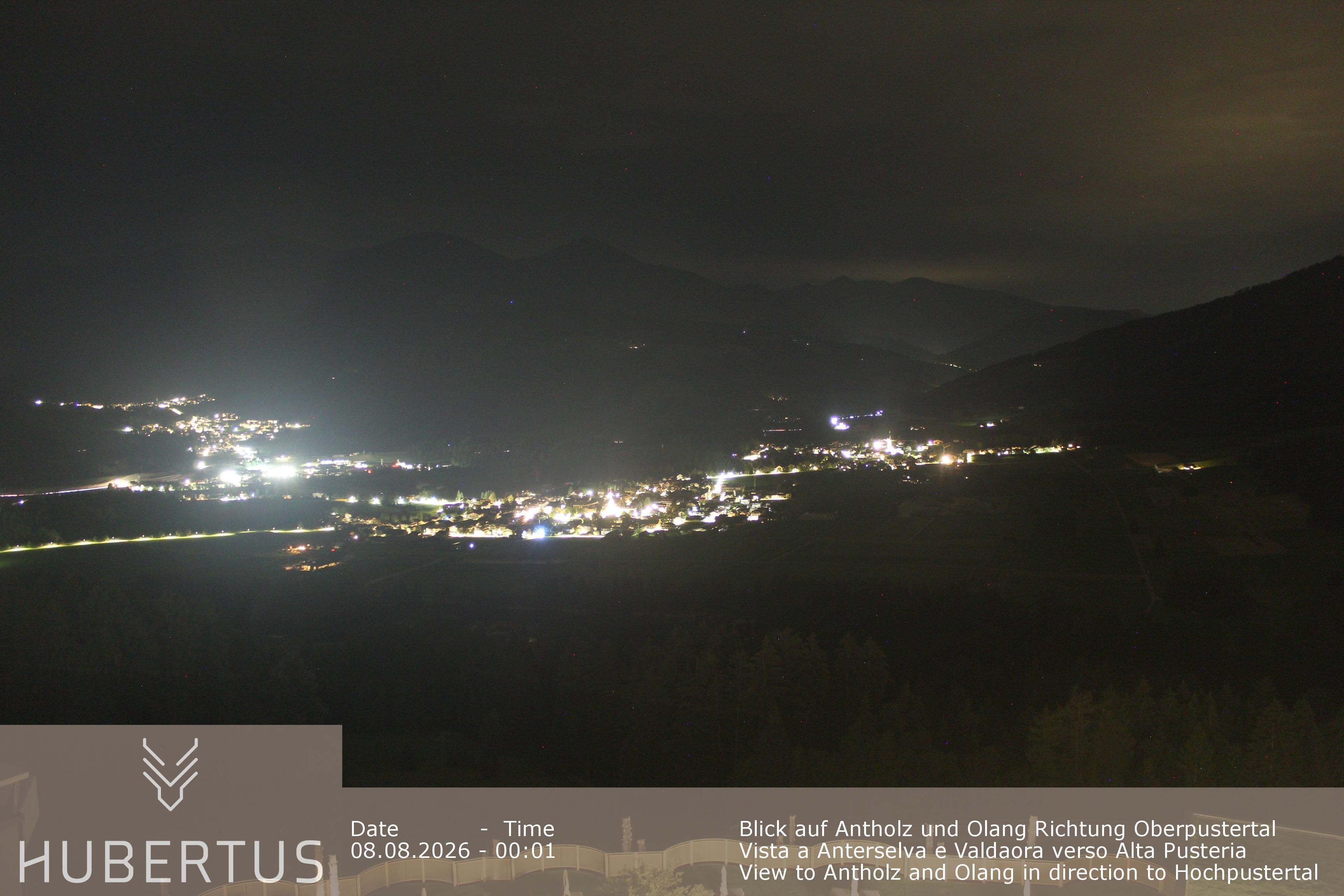 Archived image Webcam Olang in South Tyrol – Hotel Hubertus