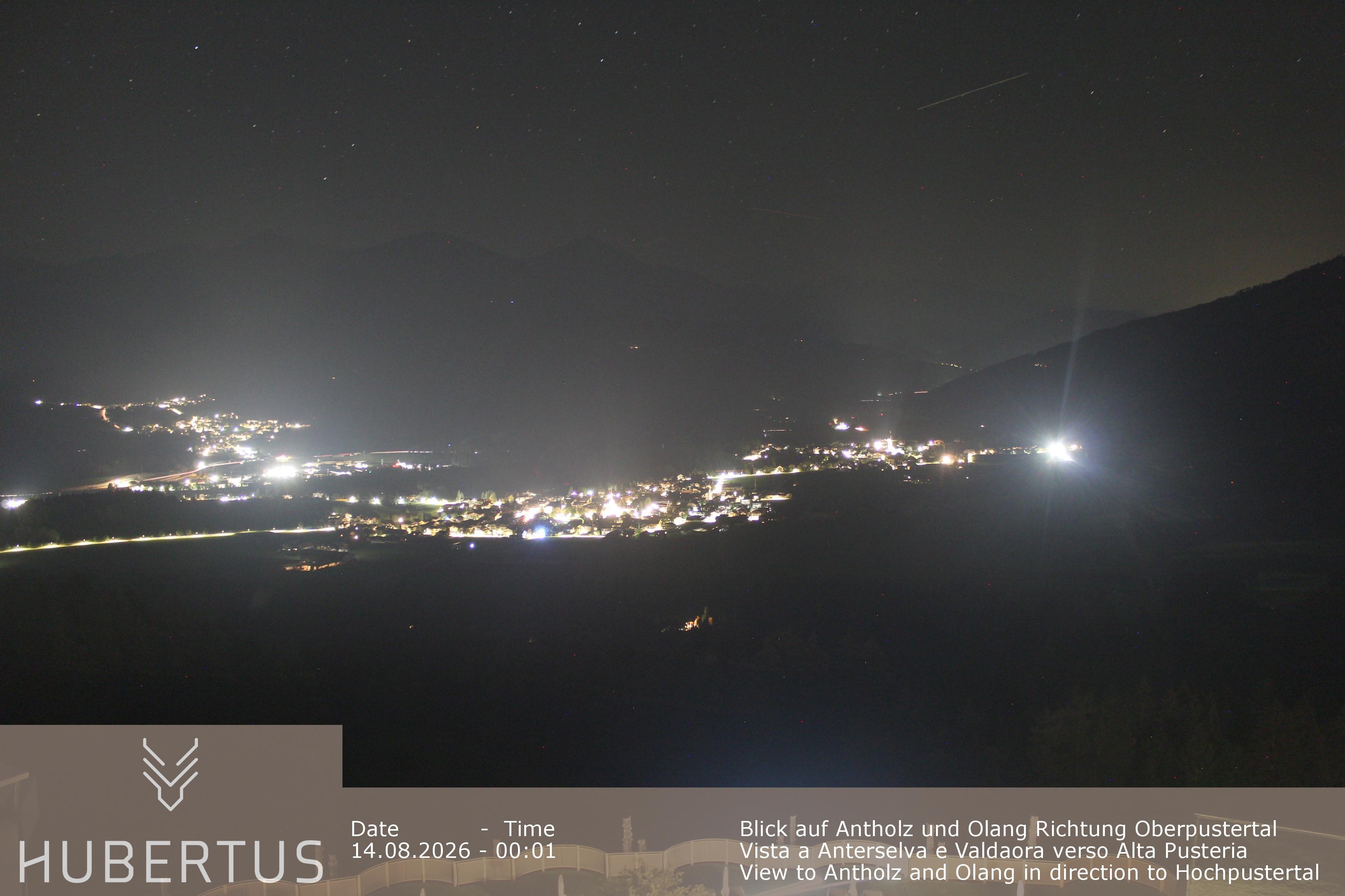 Archived image Webcam Olang in South Tyrol – Hotel Hubertus