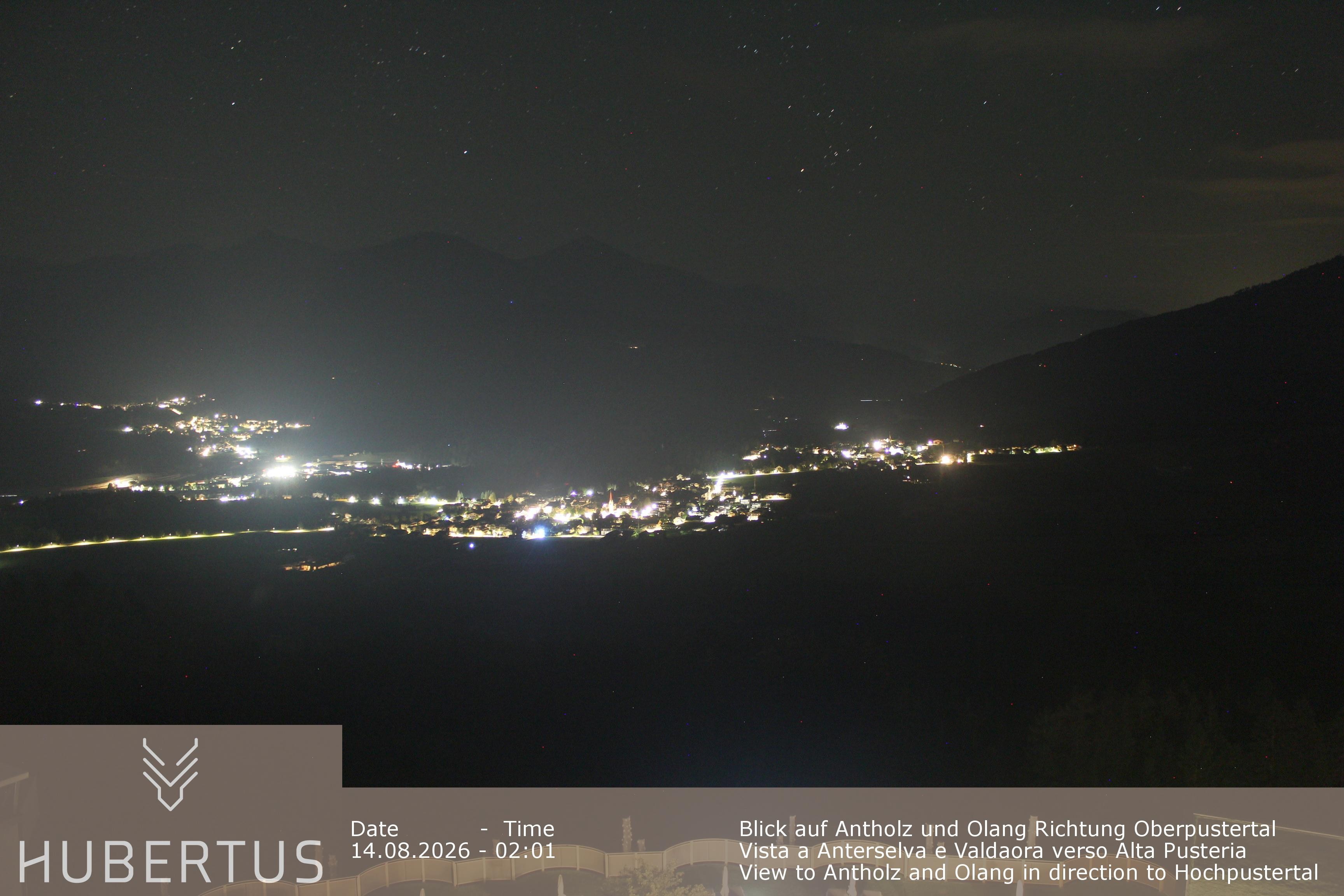 Archived image Webcam Olang in South Tyrol – Hotel Hubertus