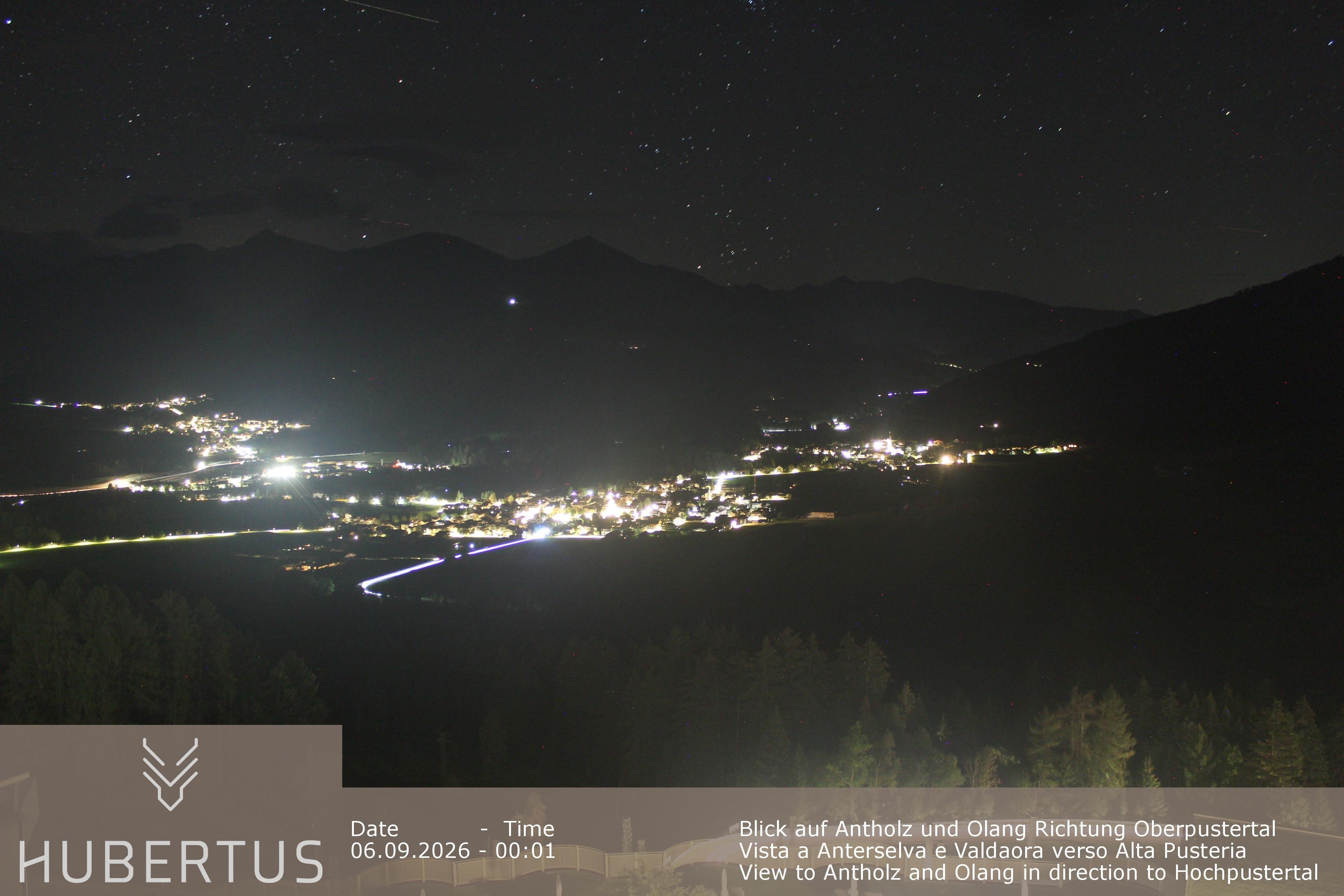 Archived image Webcam Olang in South Tyrol – Hotel Hubertus