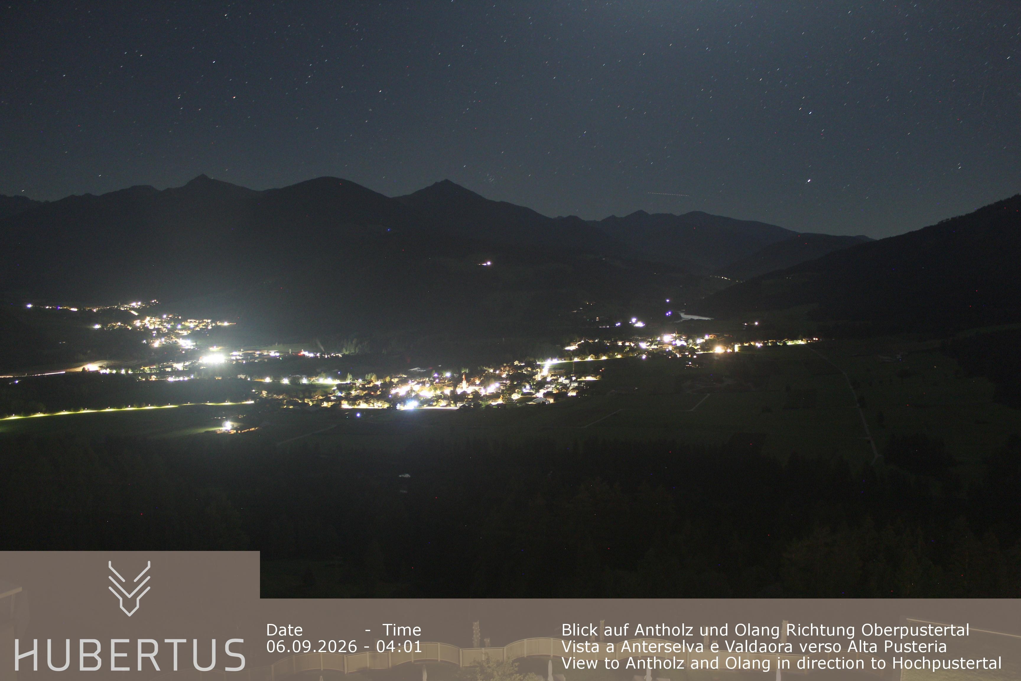 Archived image Webcam Olang in South Tyrol – Hotel Hubertus