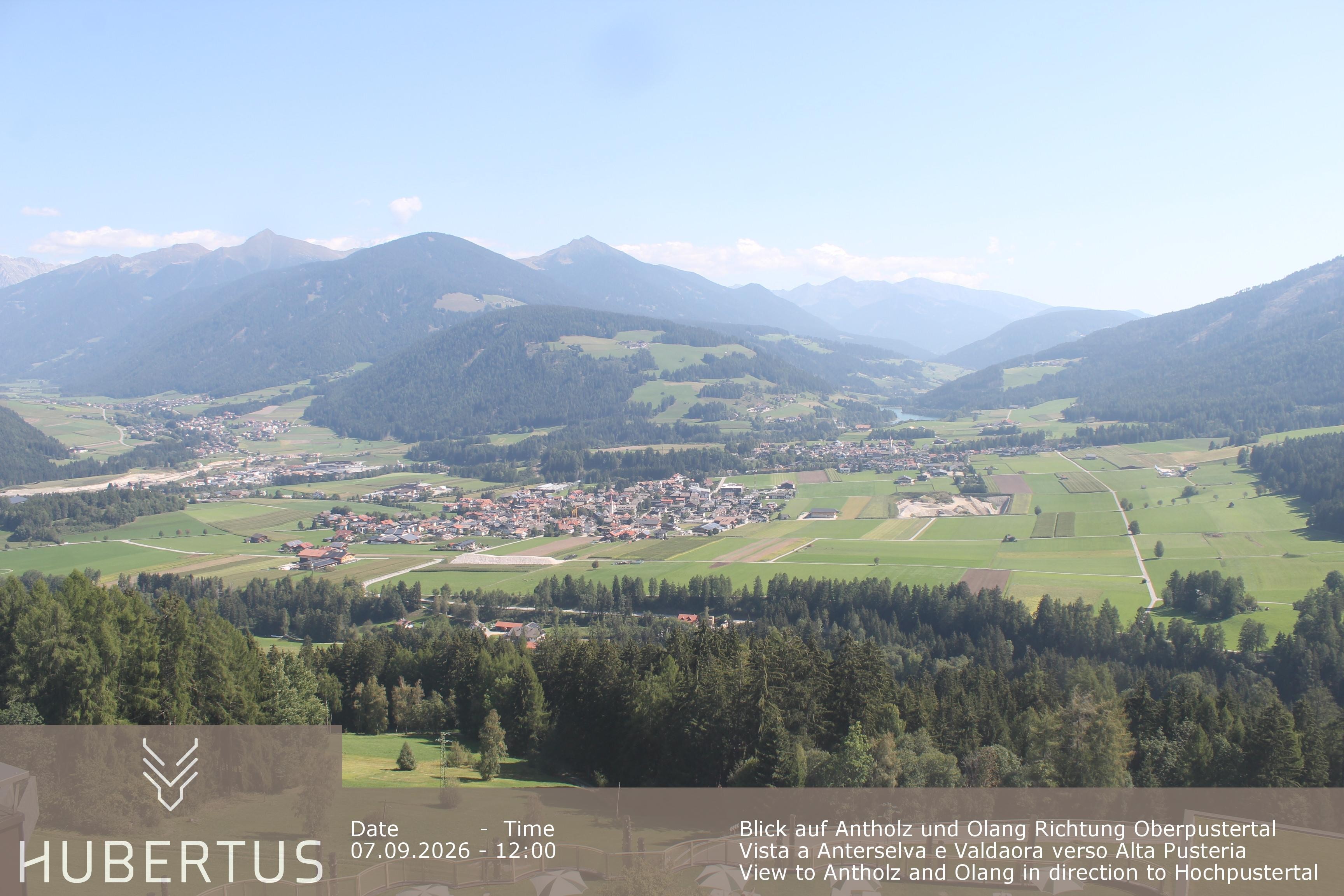 Archiv Foto Webcam Olang, Hotel Hubertus (Südtirol)