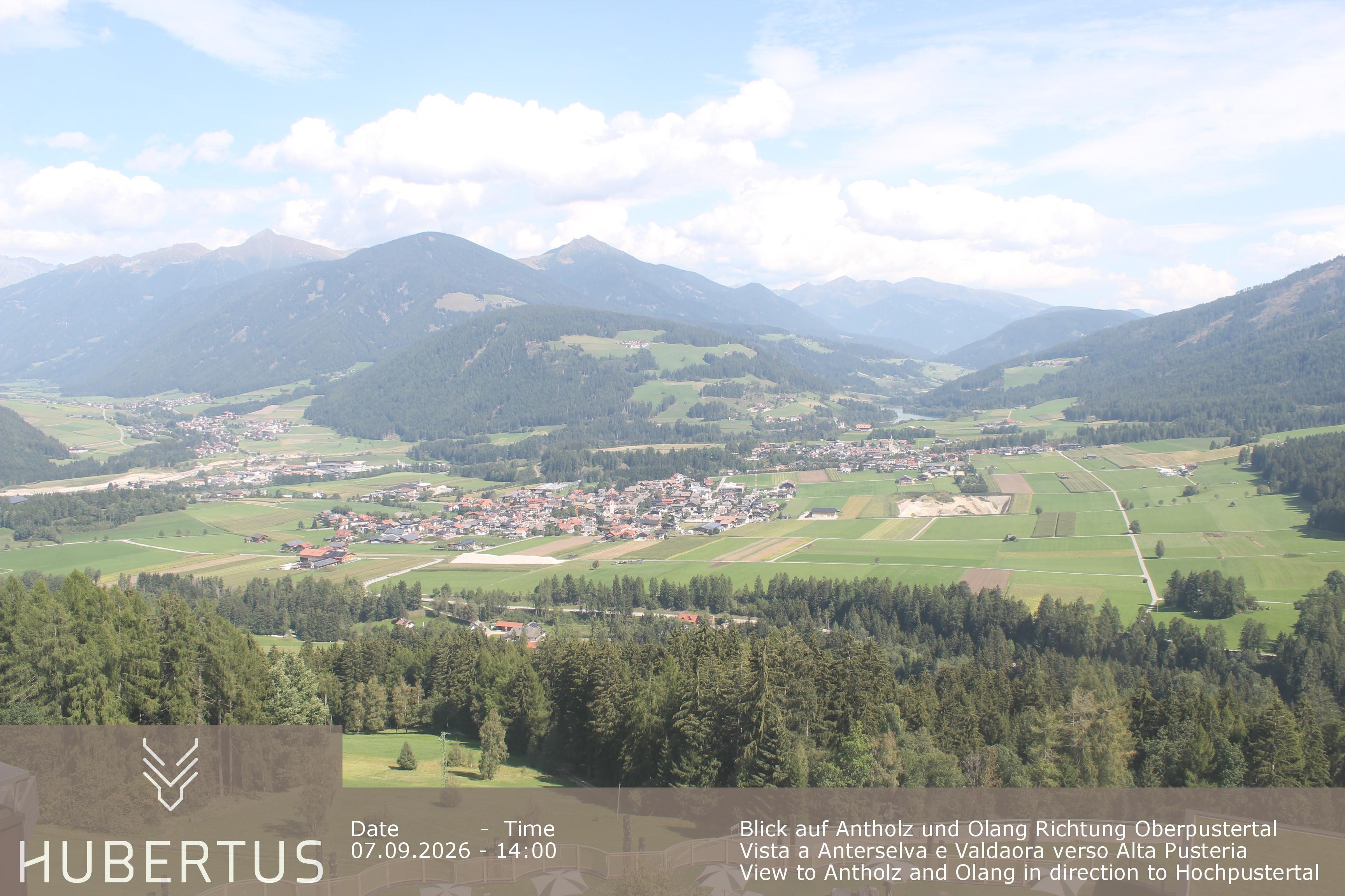 Archiv Foto Webcam Olang, Hotel Hubertus (Südtirol)