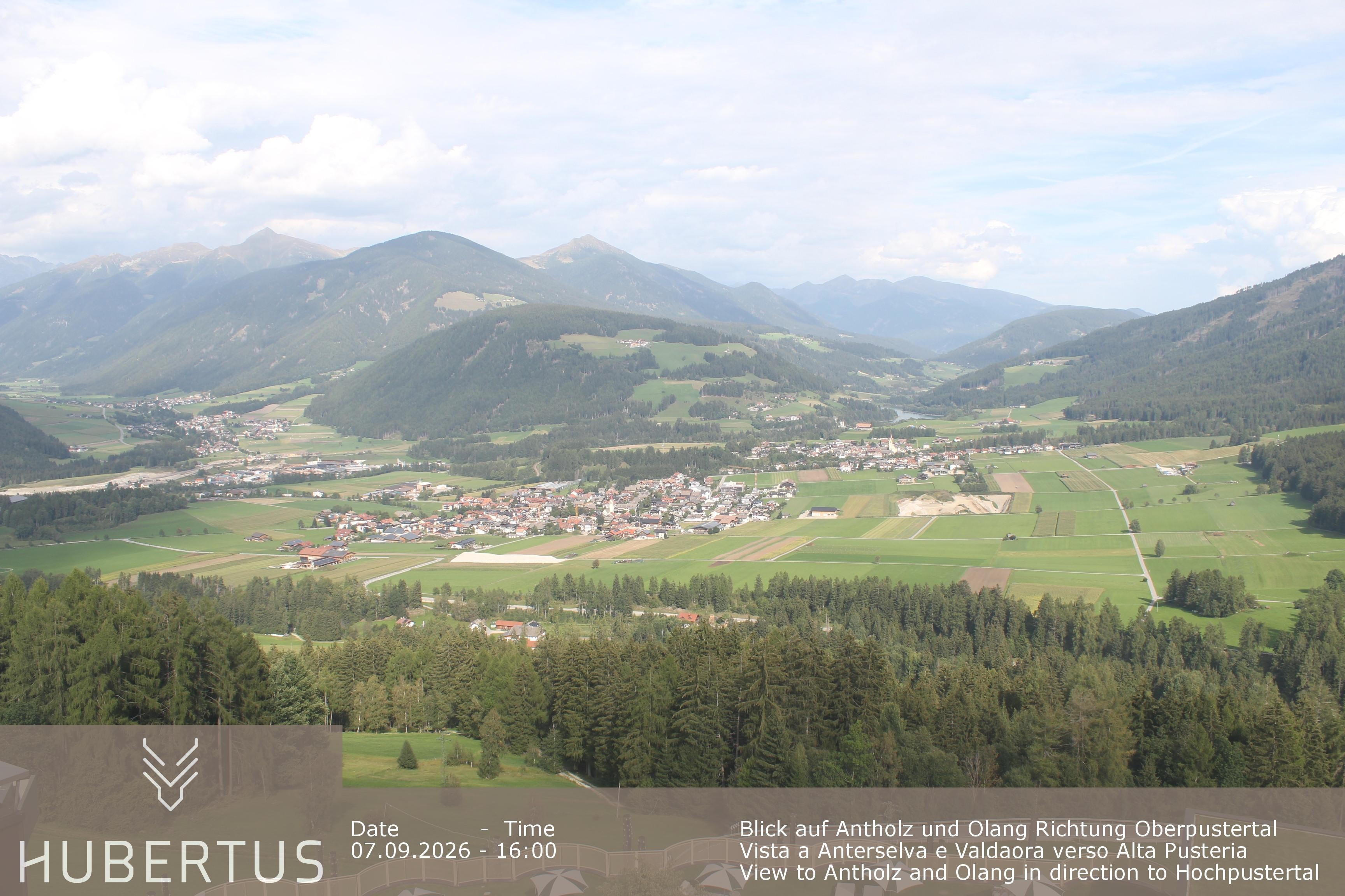 Archiv Foto Webcam Olang, Hotel Hubertus (Südtirol)