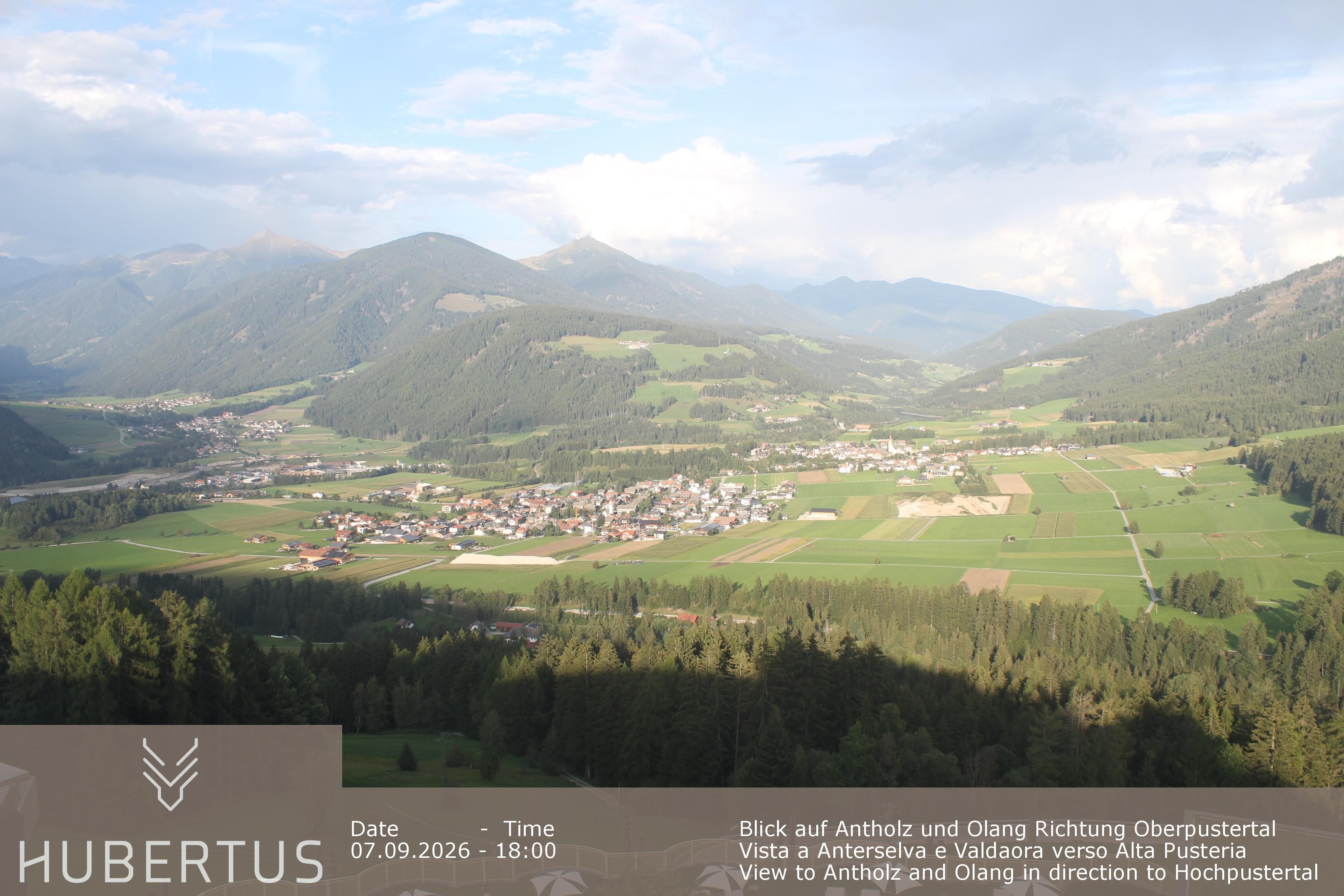 Archiv Foto Webcam Olang, Hotel Hubertus (Südtirol)