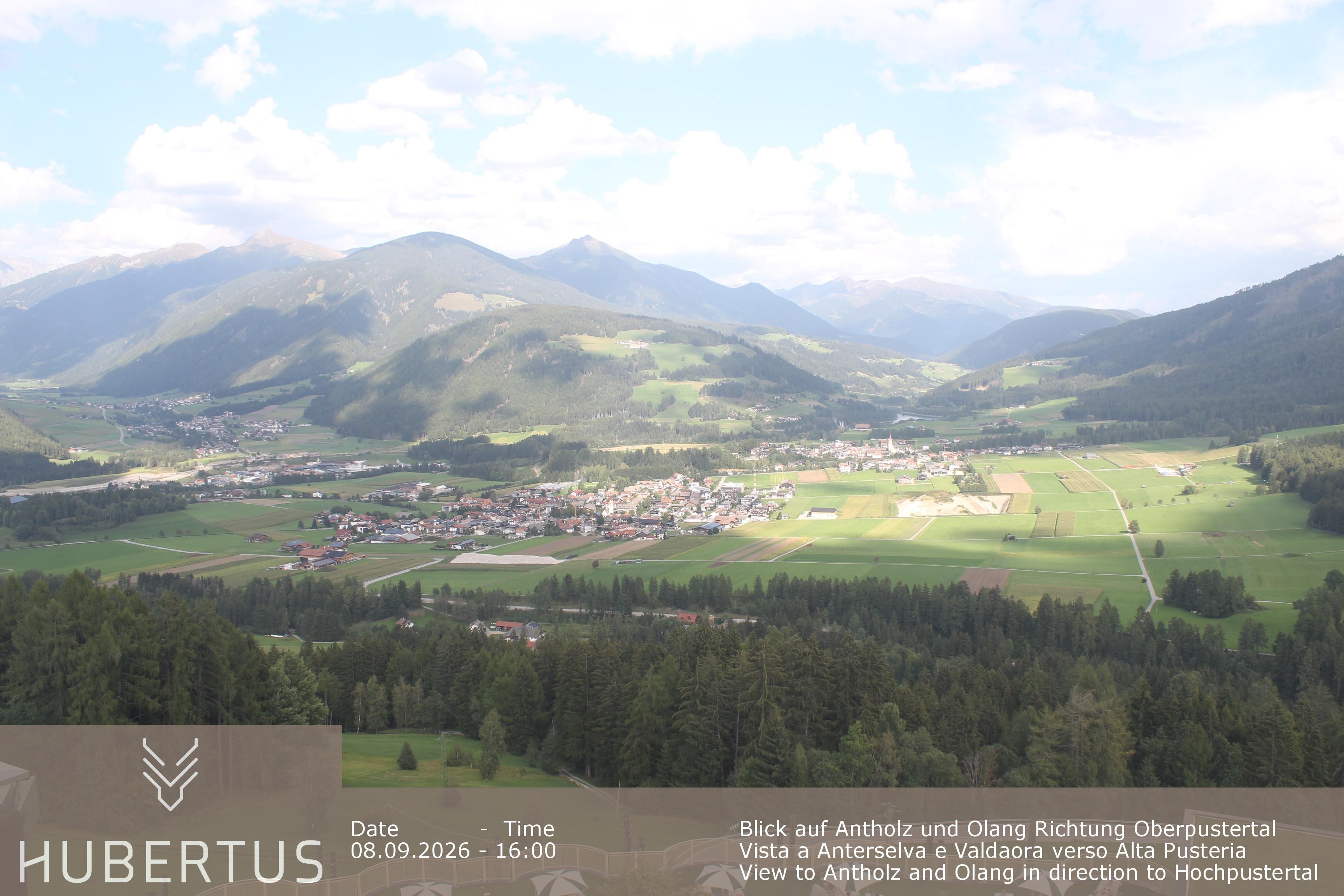 Archiv Foto Webcam Olang, Hotel Hubertus (Südtirol)