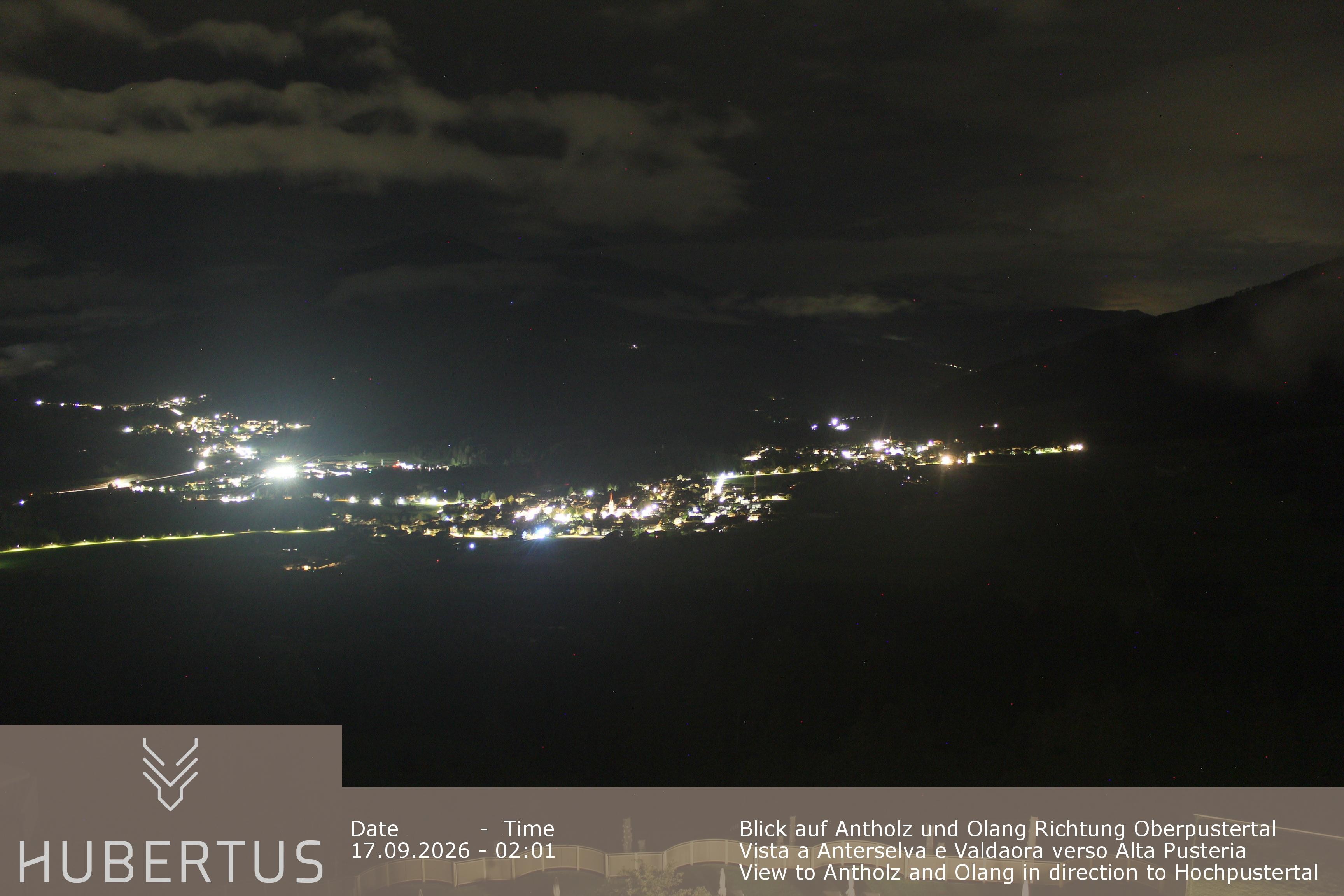 Archived image Webcam Olang in South Tyrol – Hotel Hubertus