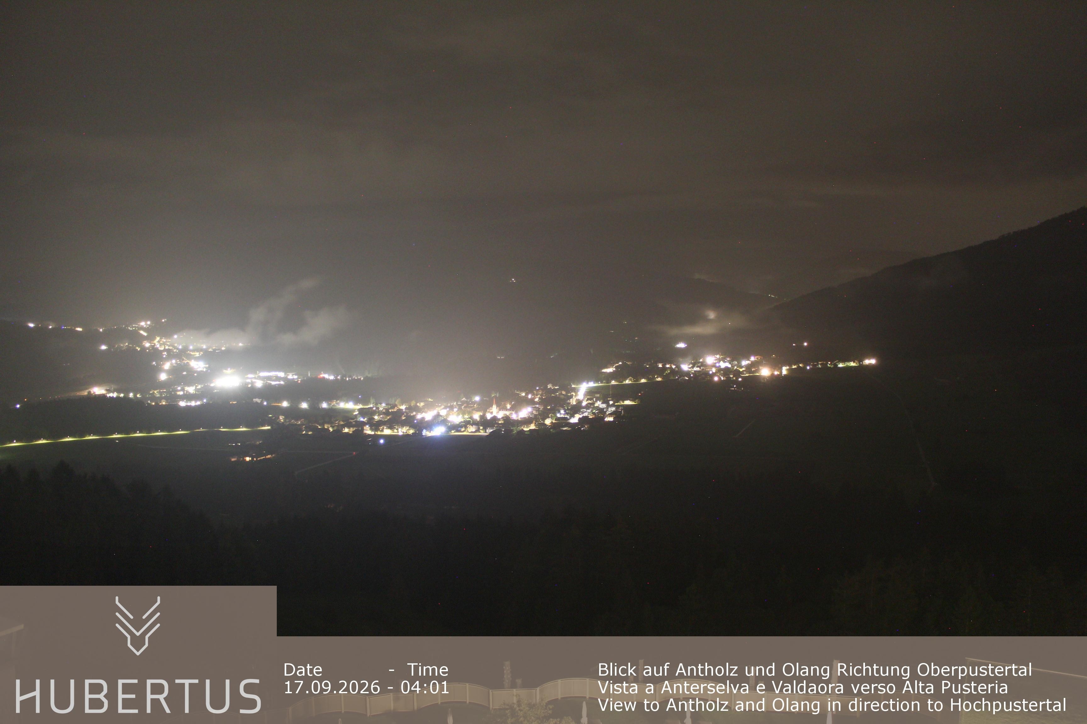 Archived image Webcam Olang in South Tyrol – Hotel Hubertus