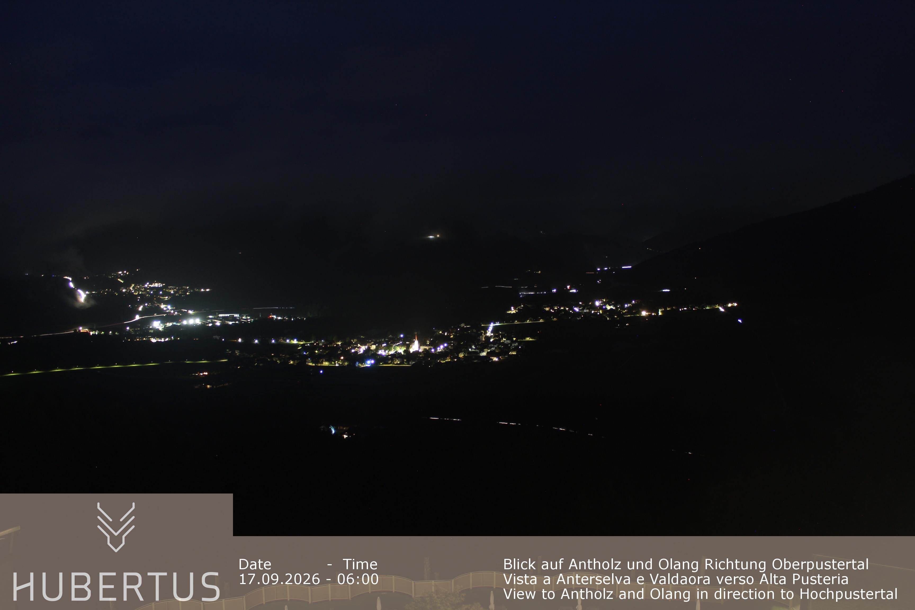 Archived image Webcam Olang in South Tyrol – Hotel Hubertus