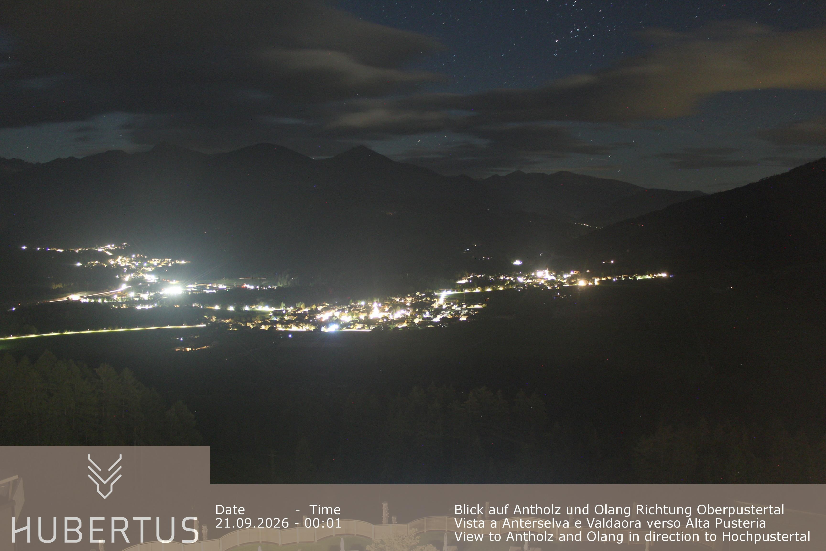 Archived image Webcam Olang in South Tyrol – Hotel Hubertus