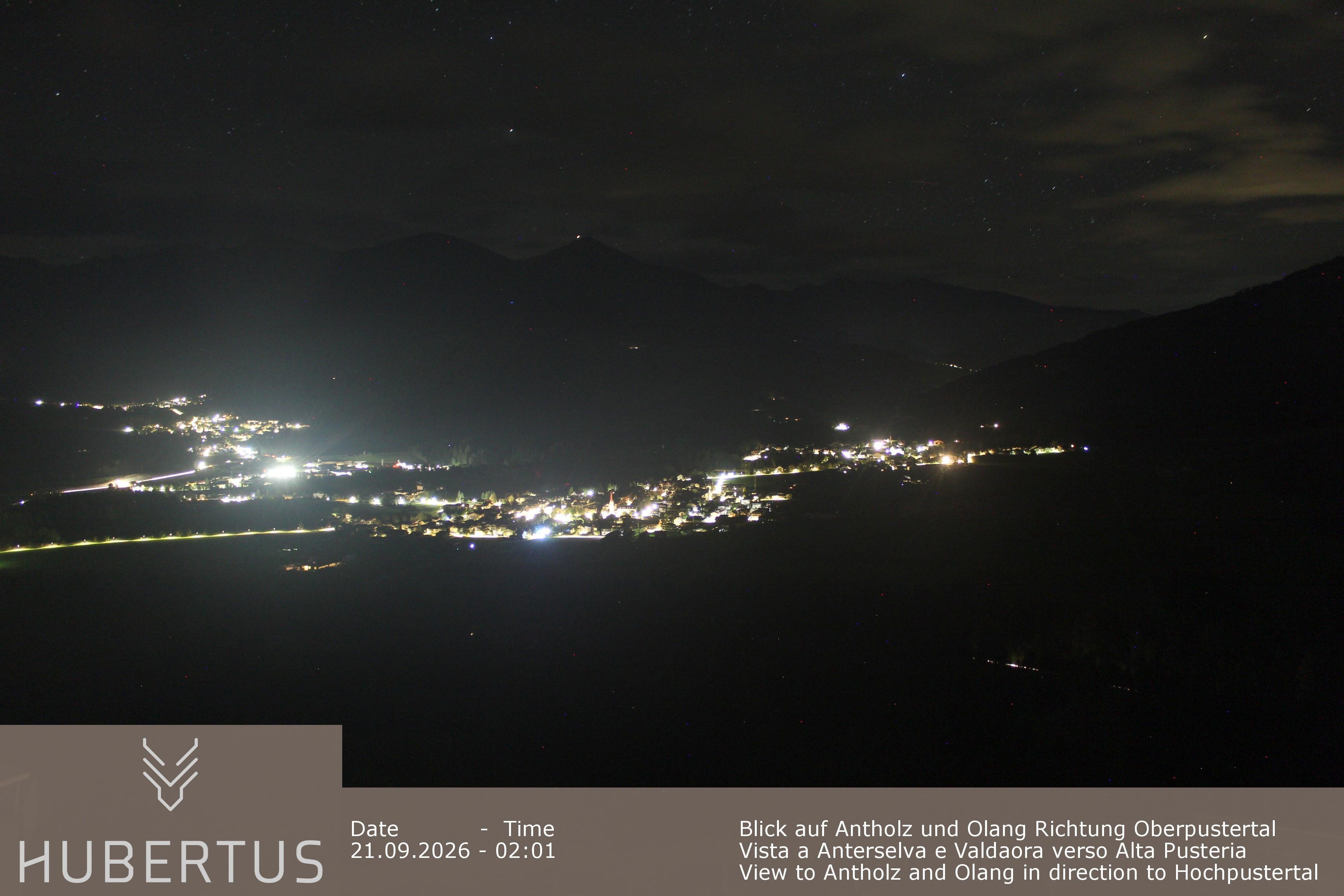 Archived image Webcam Olang in South Tyrol – Hotel Hubertus