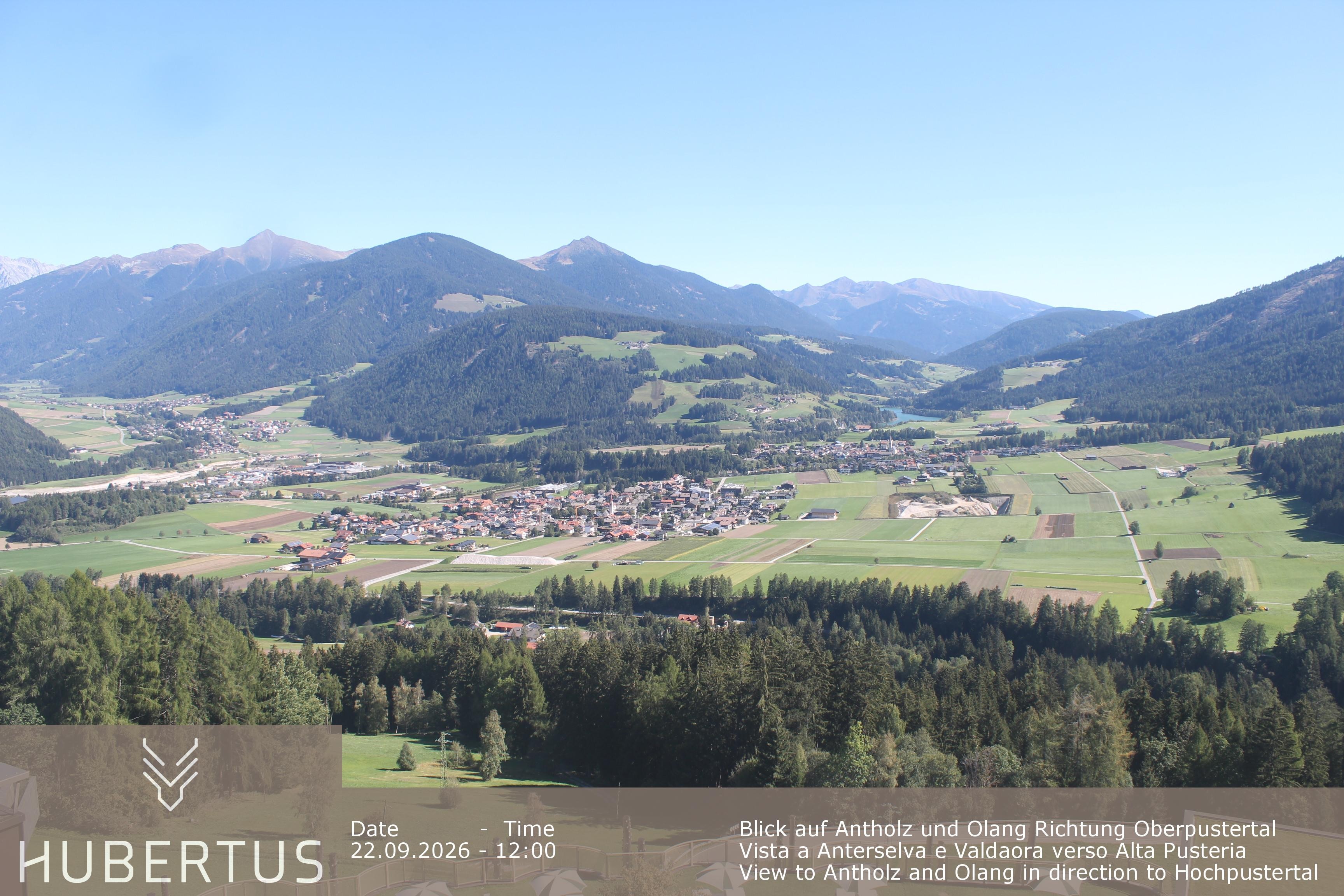 Archiv Foto Webcam Olang, Hotel Hubertus (Südtirol)